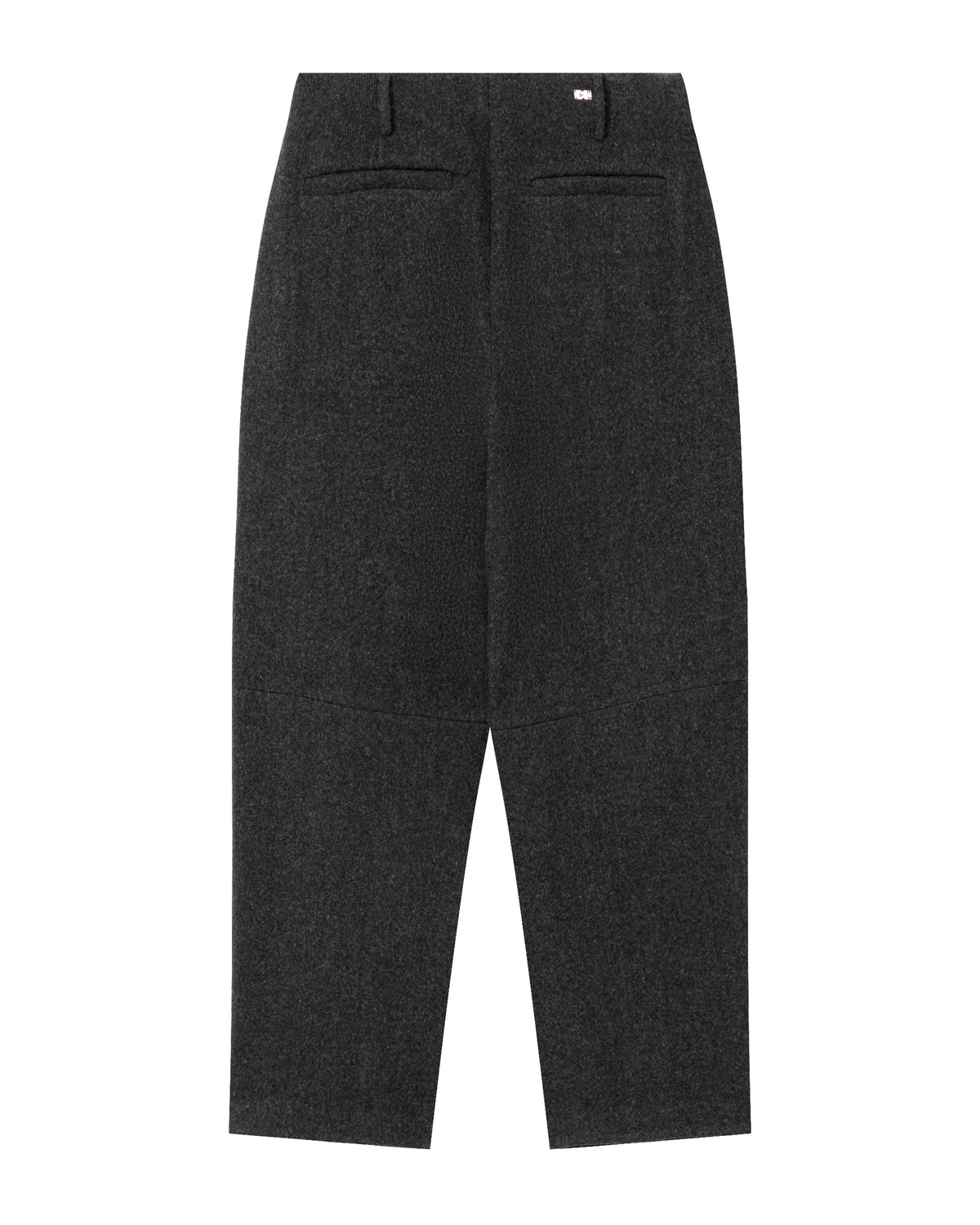 Pleated cropped pants