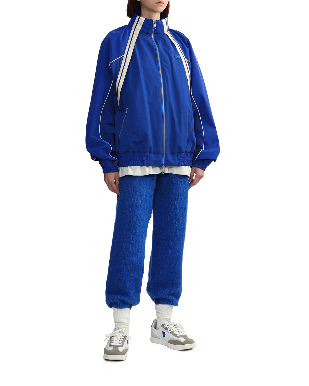 Faux fur pants