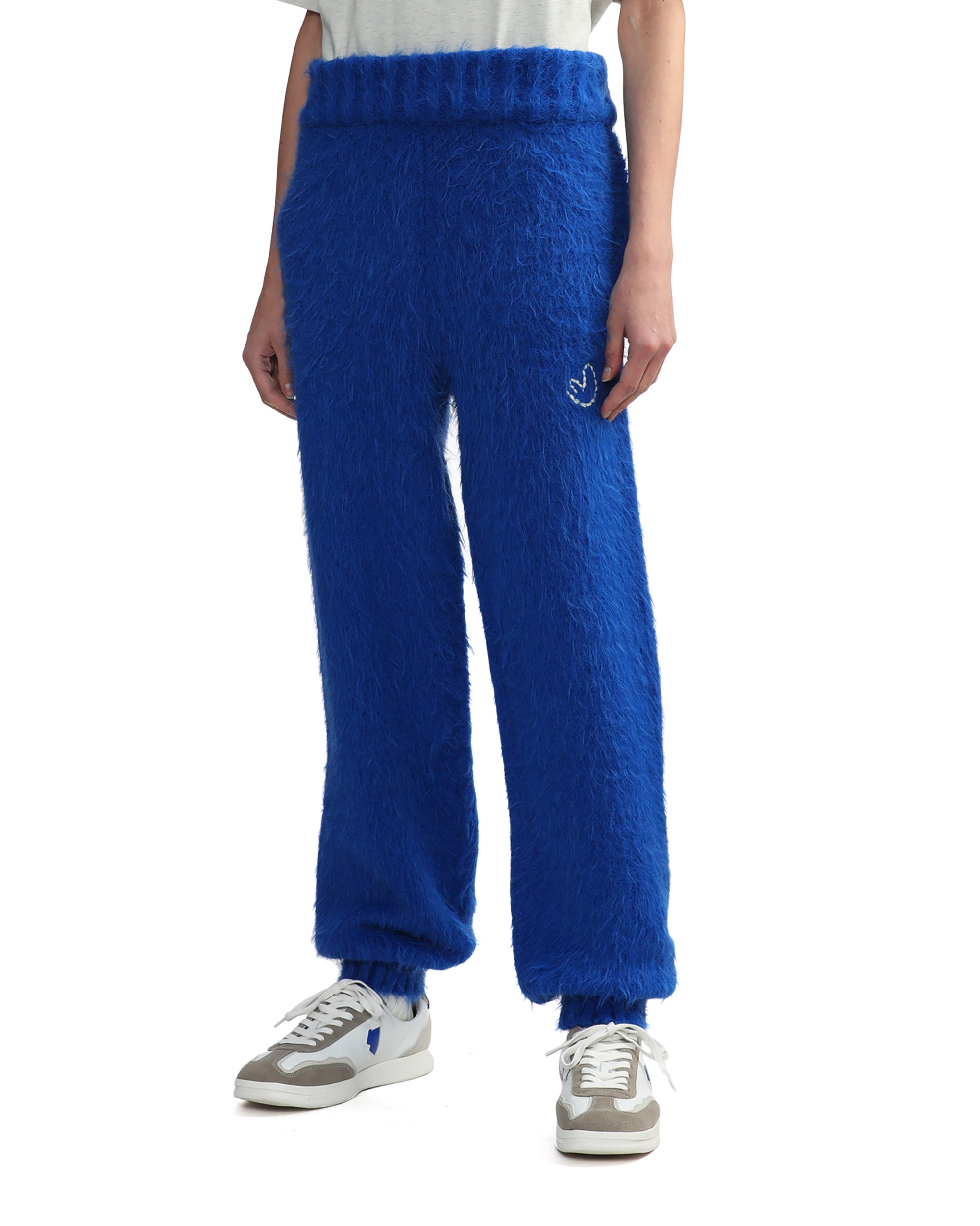 Faux fur pants