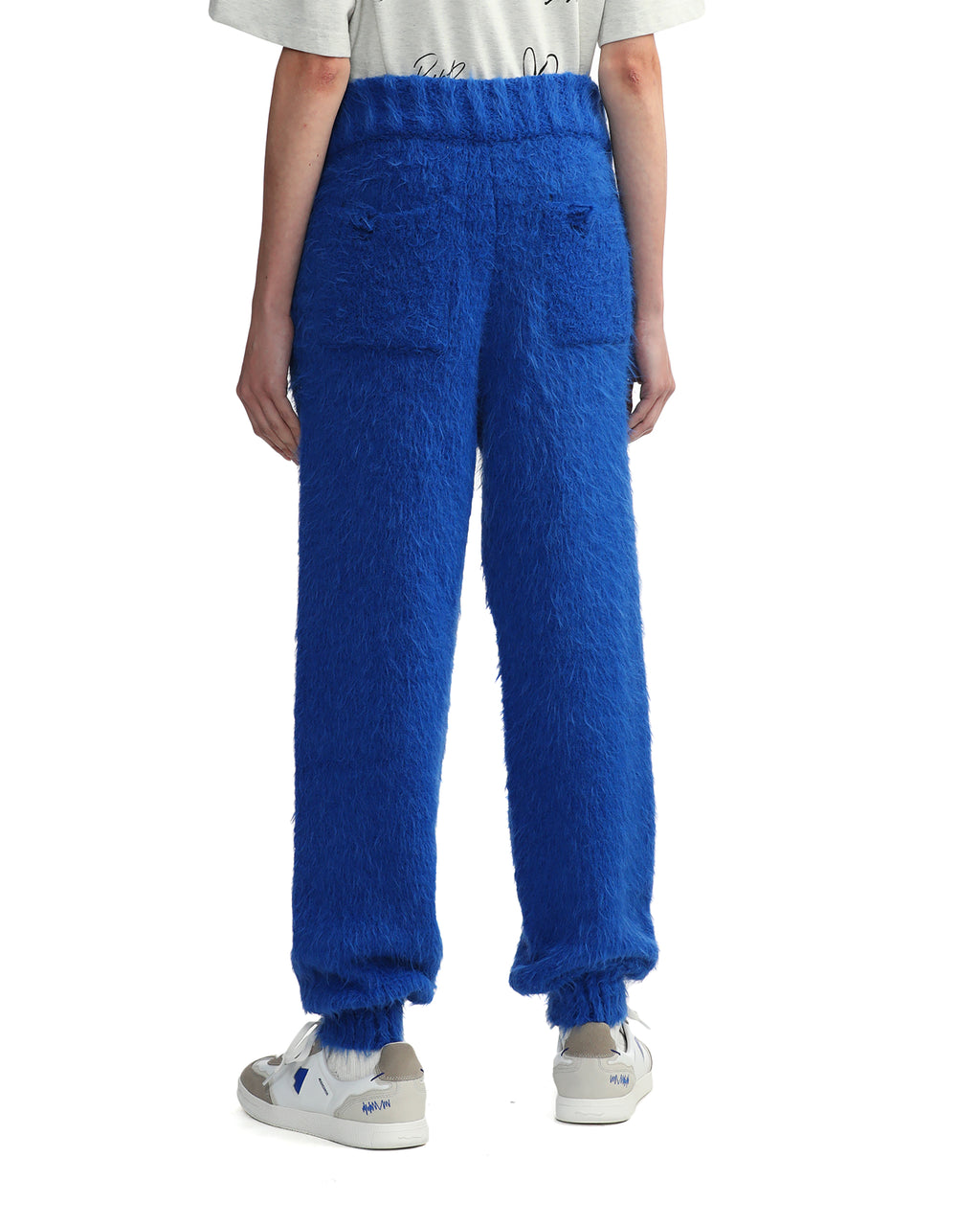 Faux fur pants