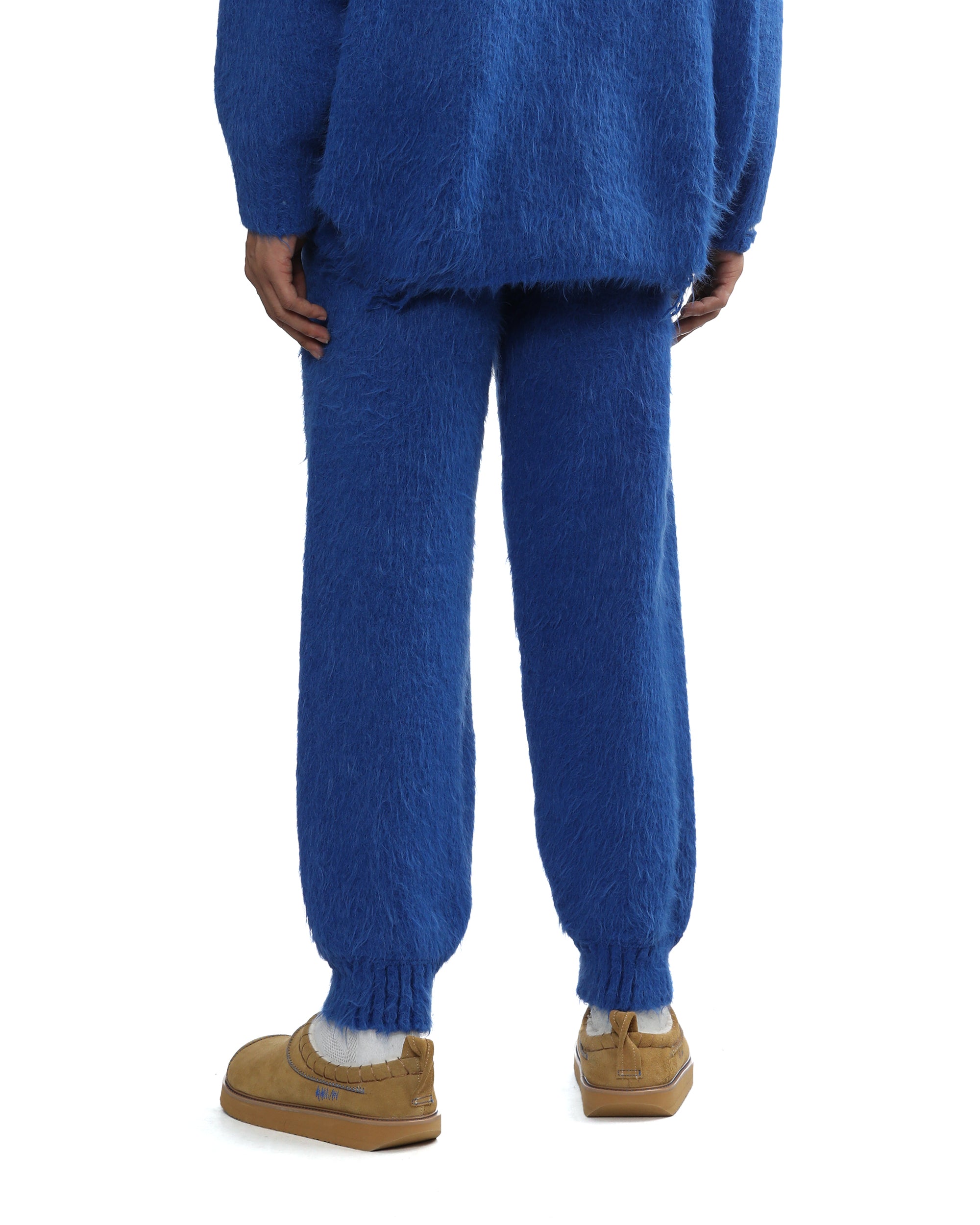 Faux fur pants