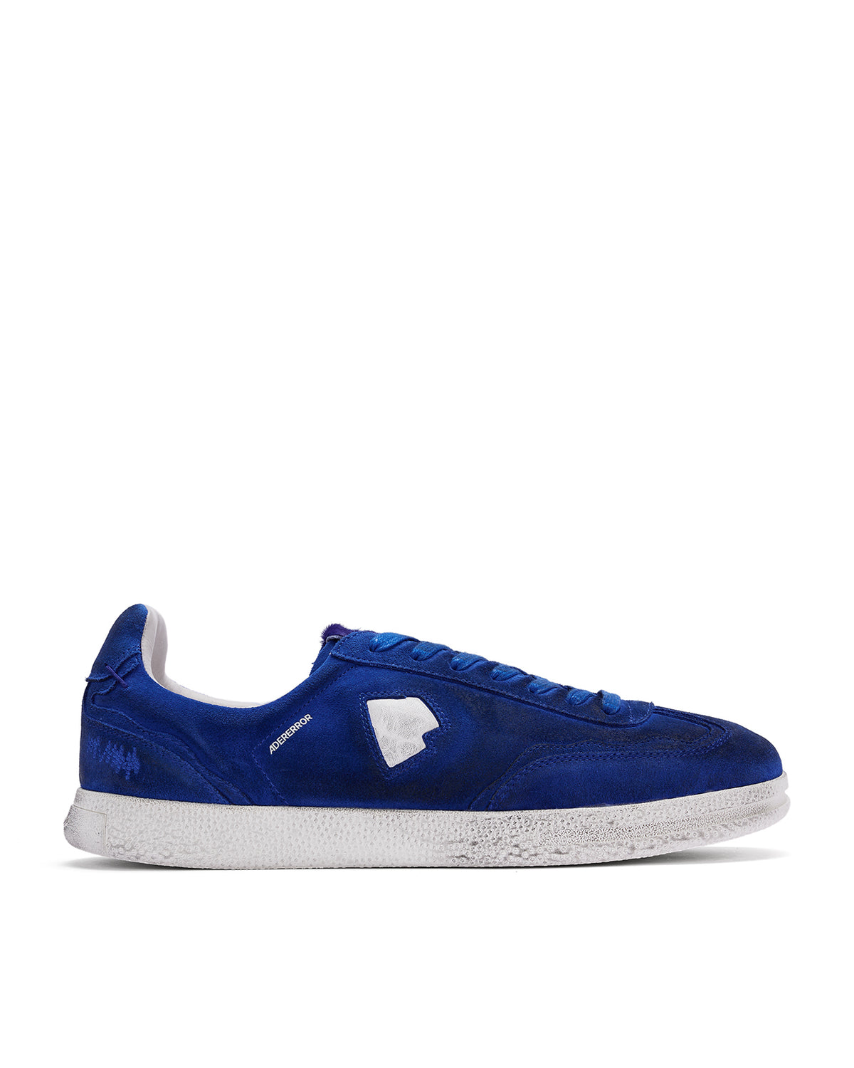 Raff logo-embroidered suede sneakers