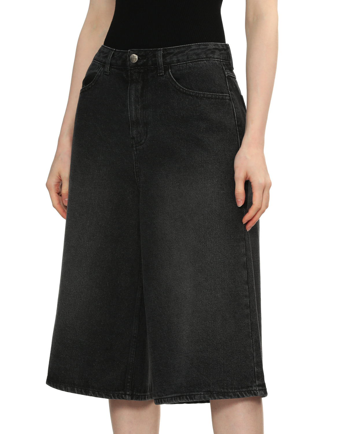 Denim shorts