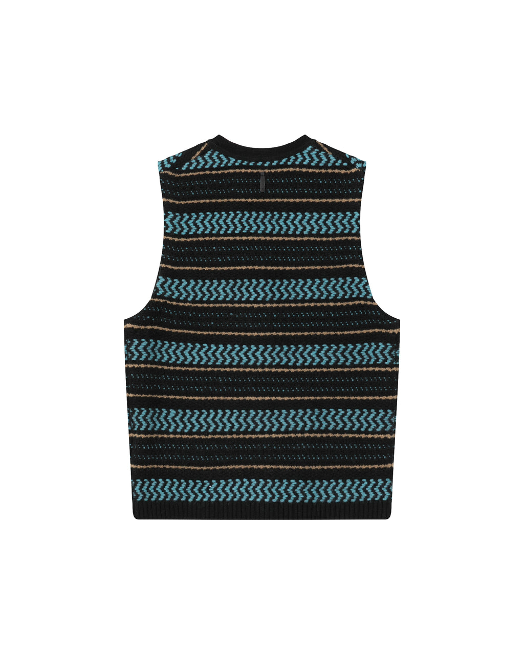 V-neck knitted vest
