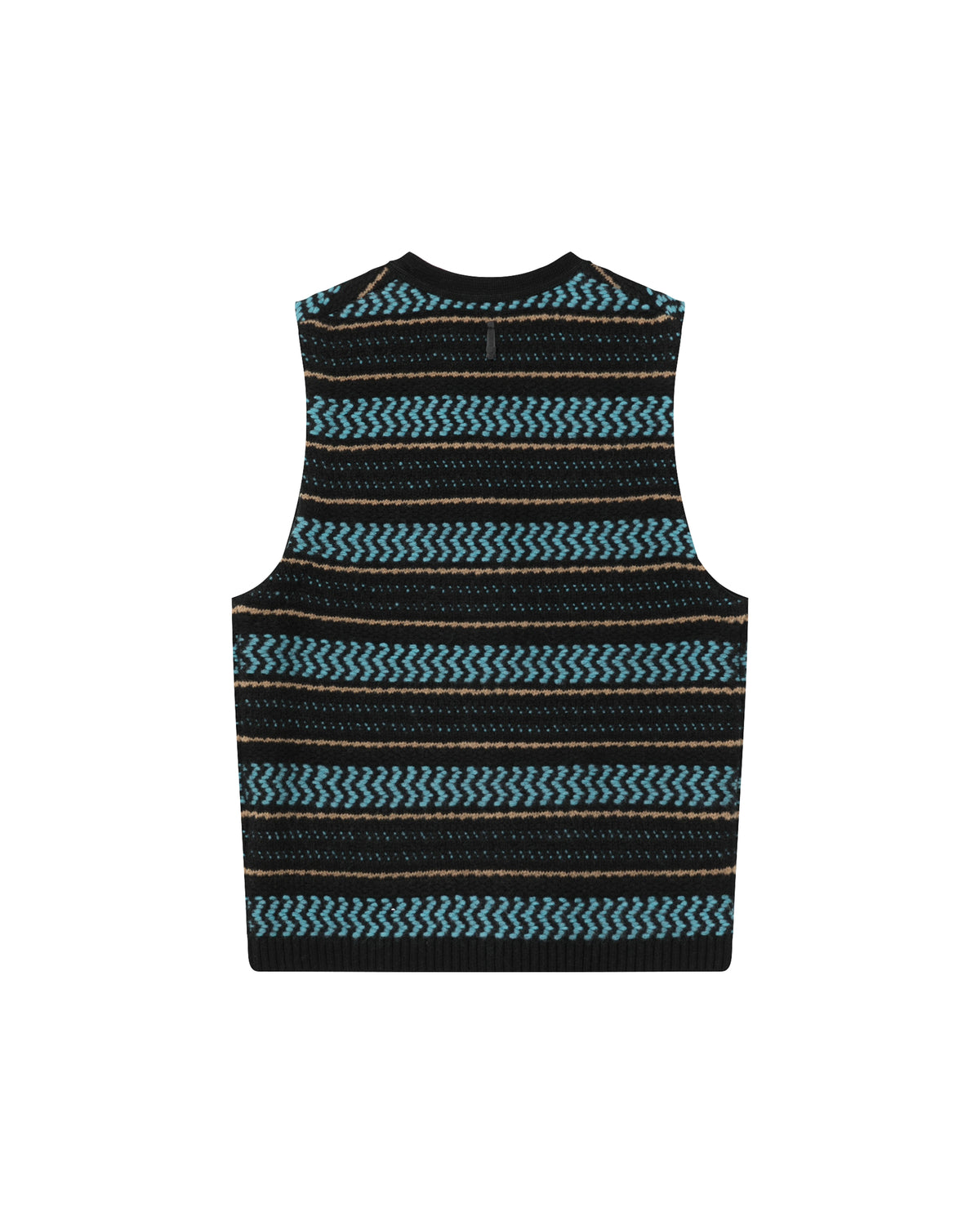 V-neck knitted vest