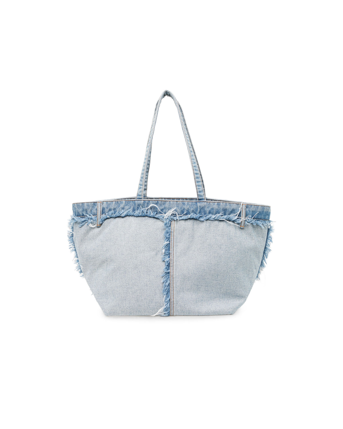 Punch denim large tote