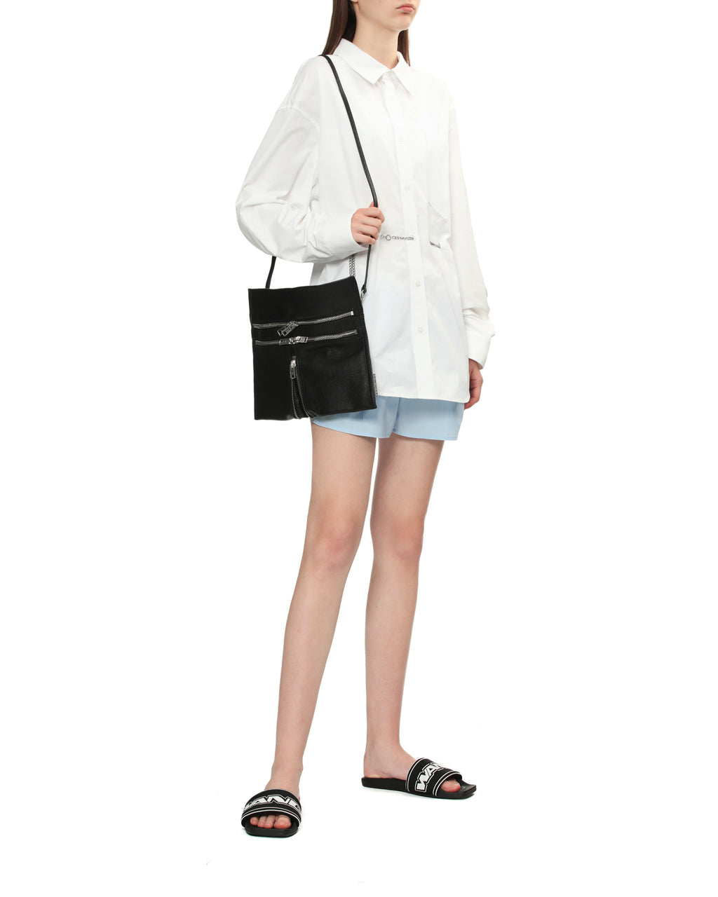 Medium calfskin geo bag