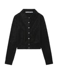 Beaded hotfix cropped cardigan