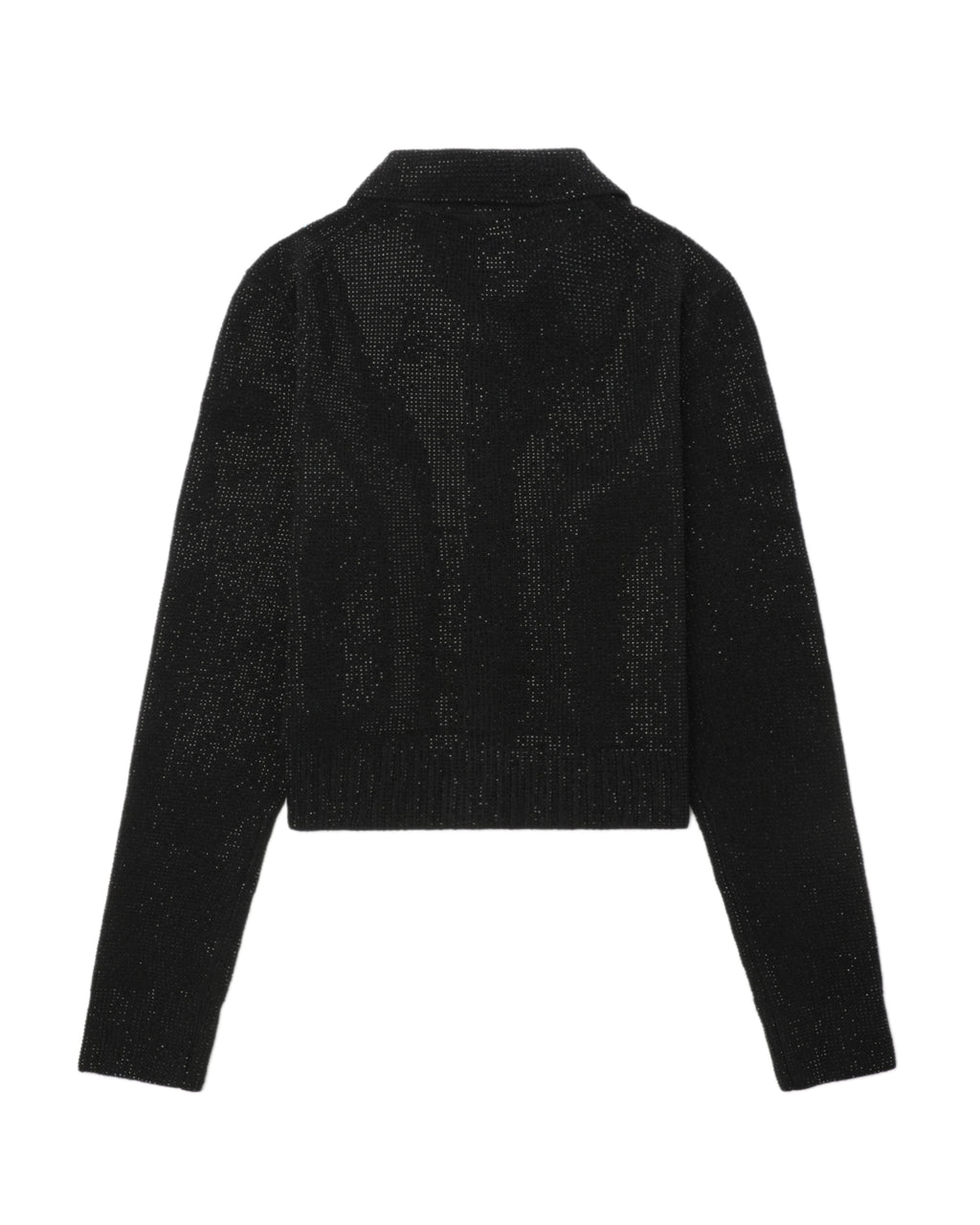 Beaded hotfix cropped cardigan