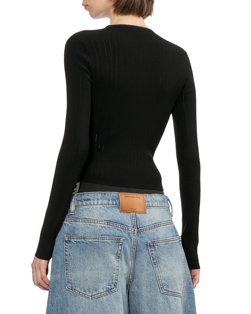 Zip-up cardigan