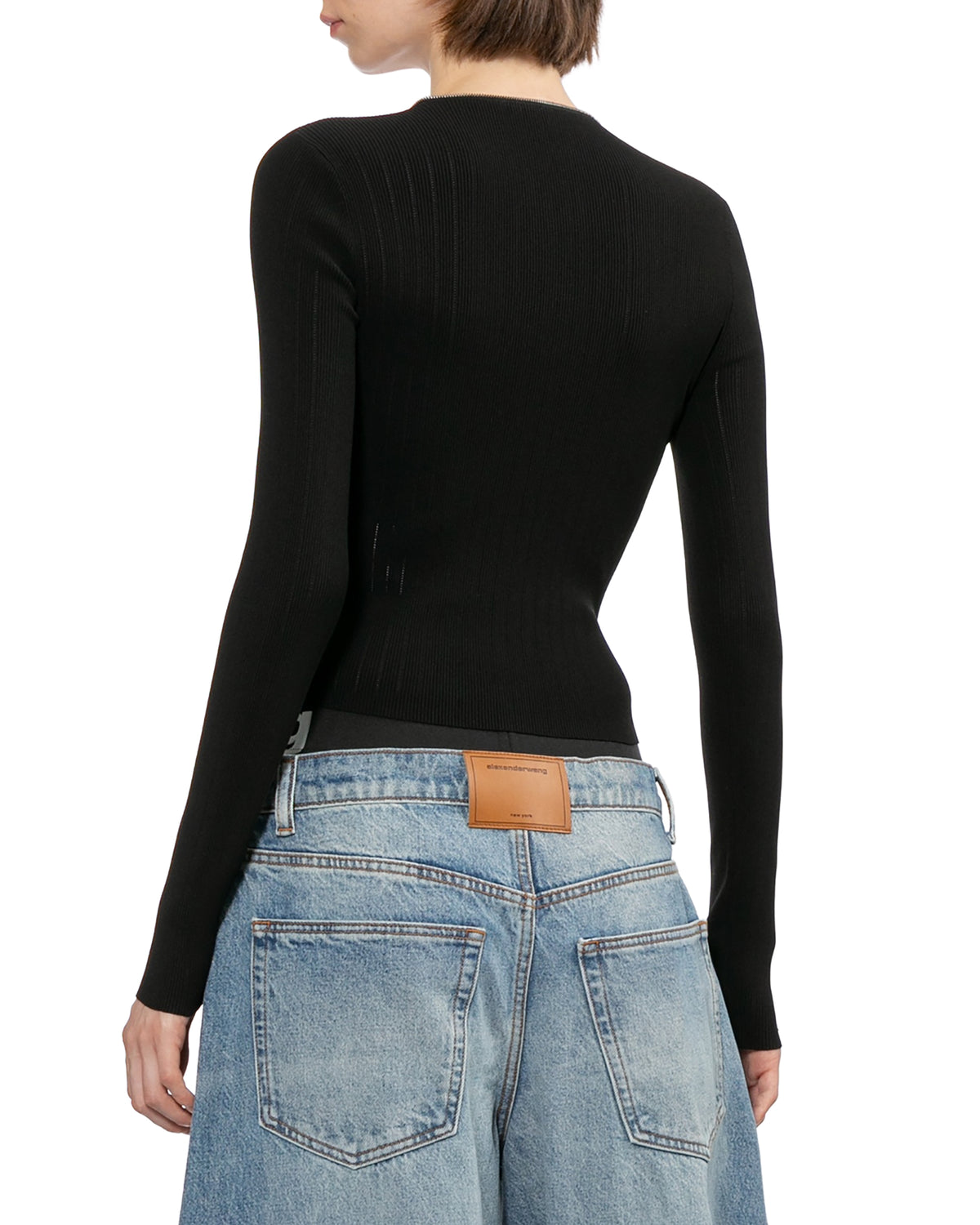 Zip-up cardigan