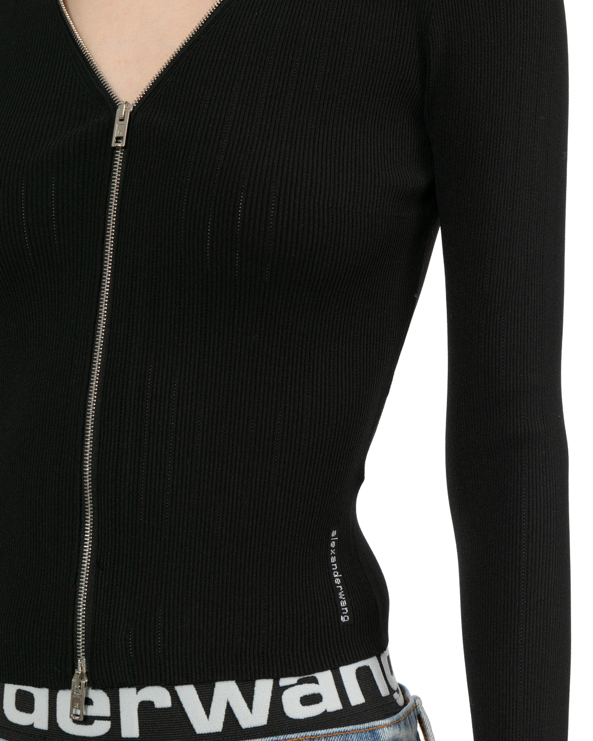 Zip-up cardigan
