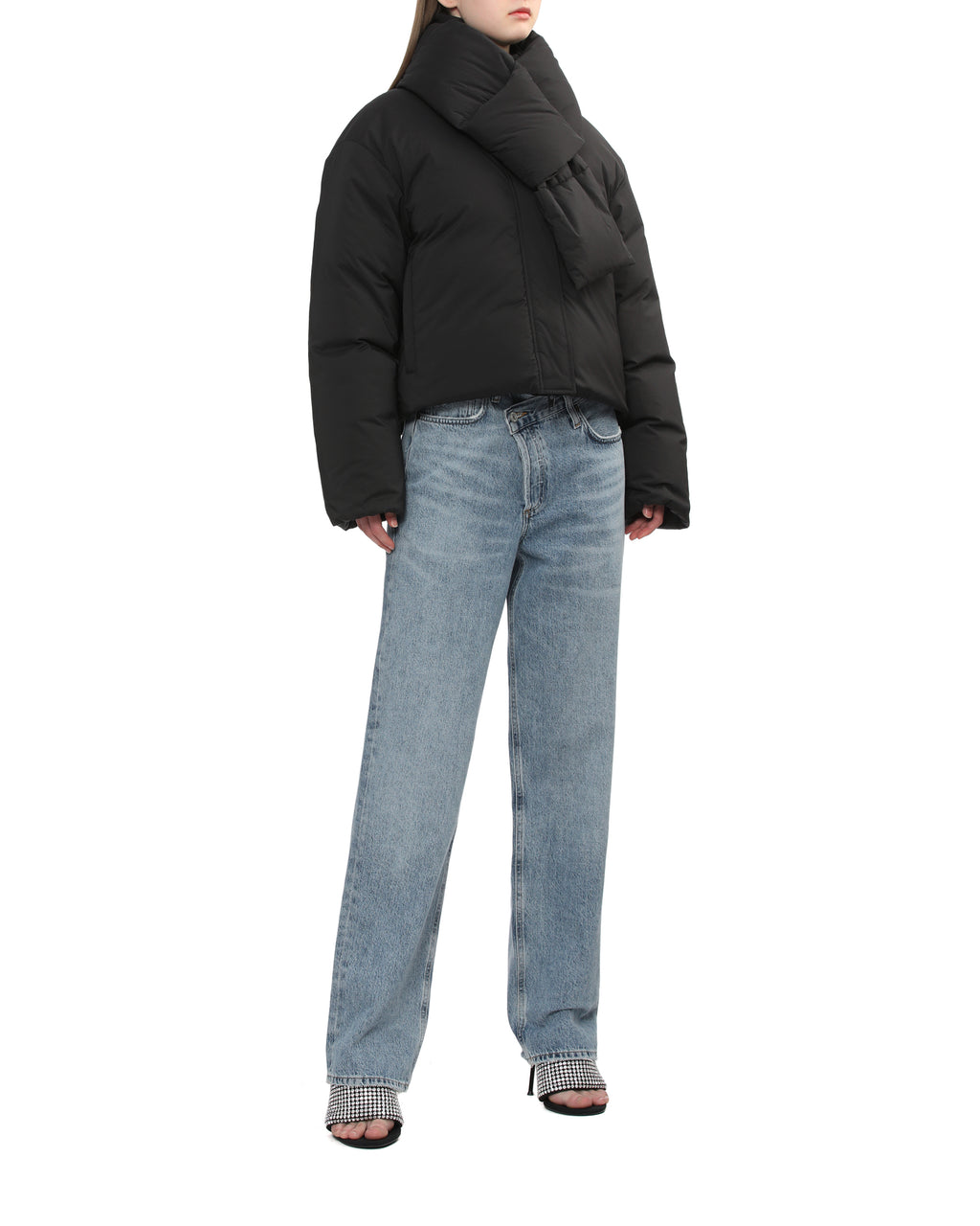 Cropped puffer jacket