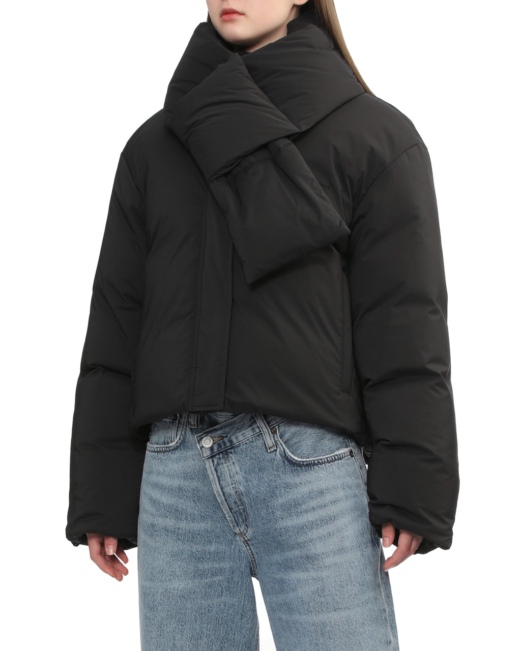 Cropped puffer jacket