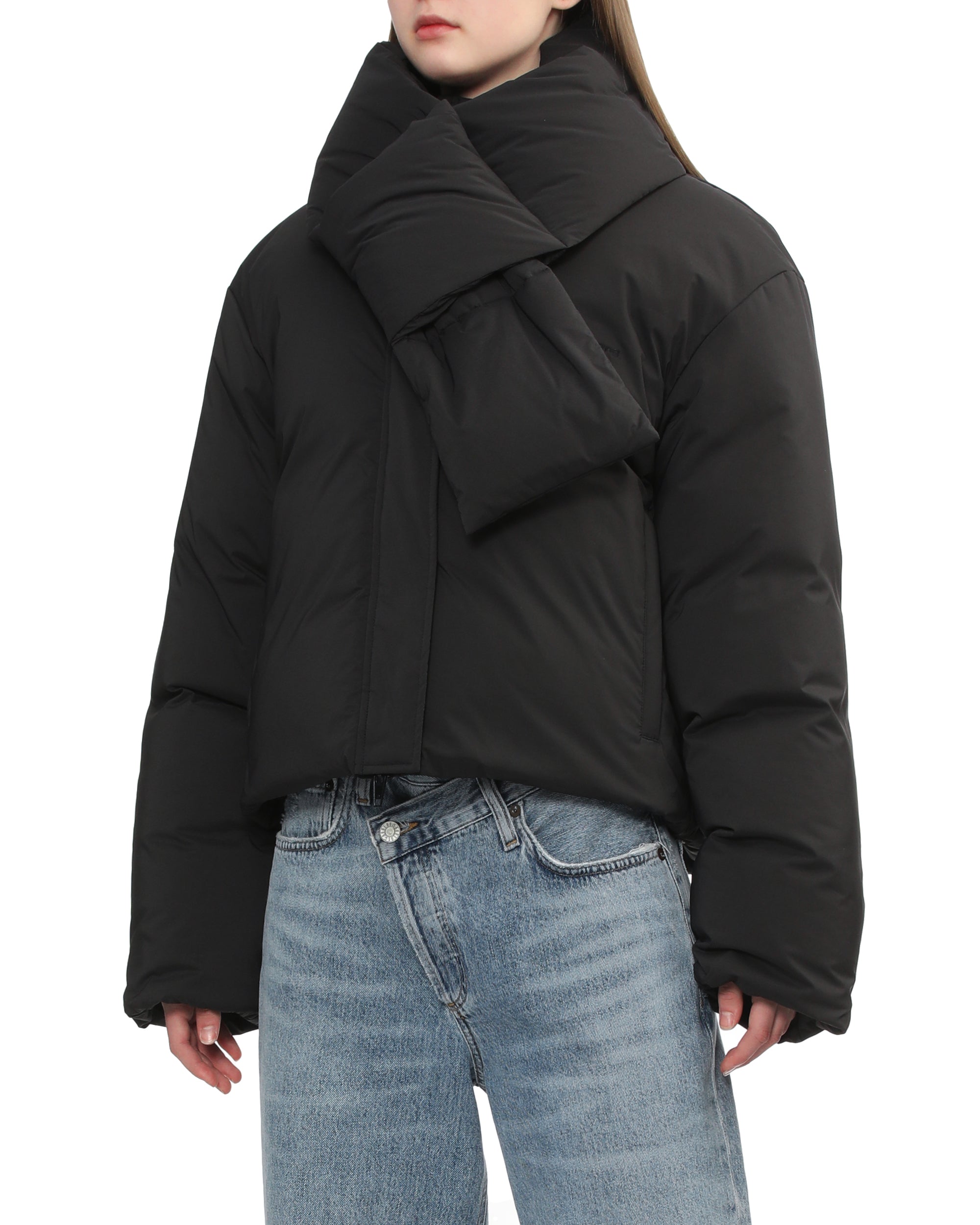 Cropped puffer jacket