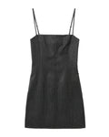 Crystal hotfix mini dress