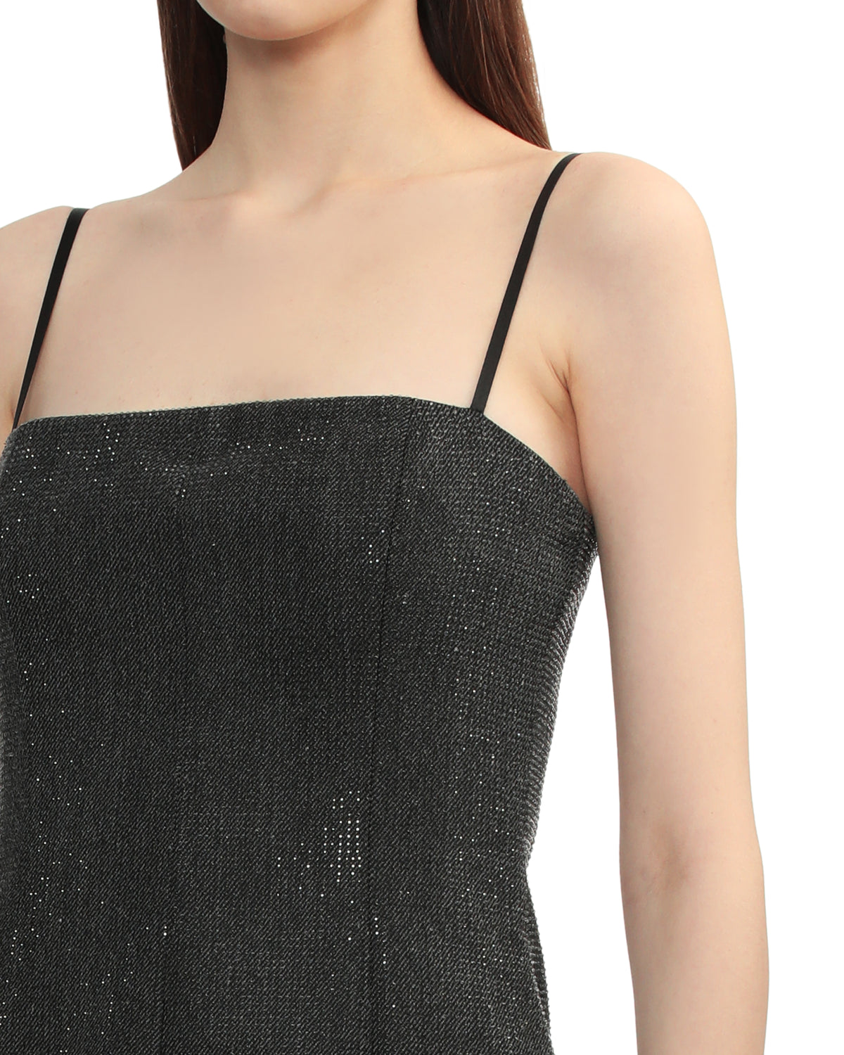 Crystal hotfix mini dress