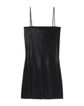 Crystal hotfix mini dress