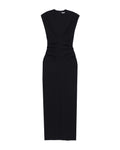 Ribbed jersey maxi dress