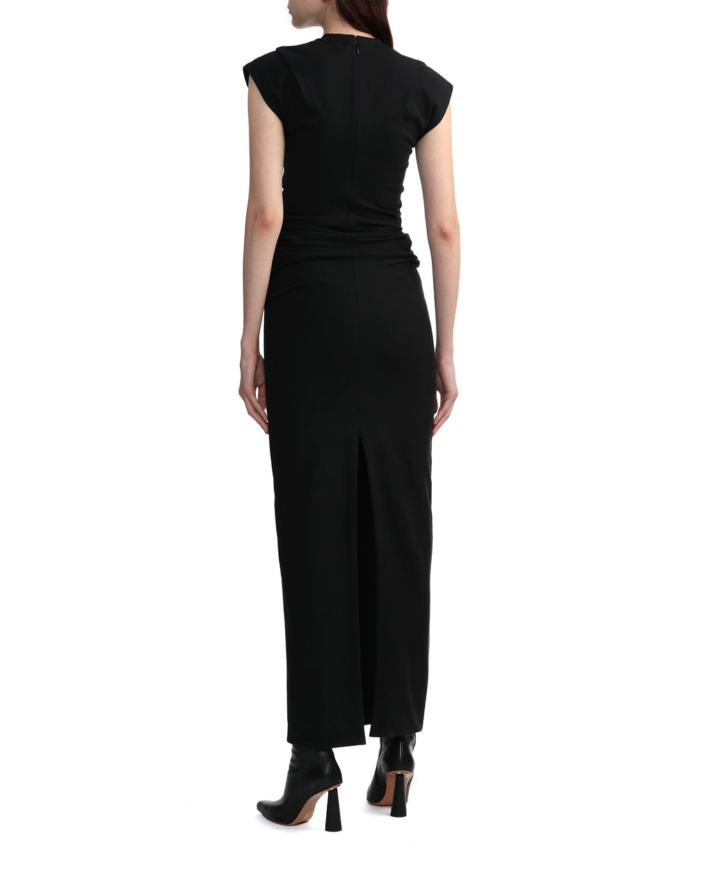 Ribbed jersey maxi dress