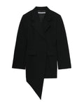 Asymmetric blazer mini dress