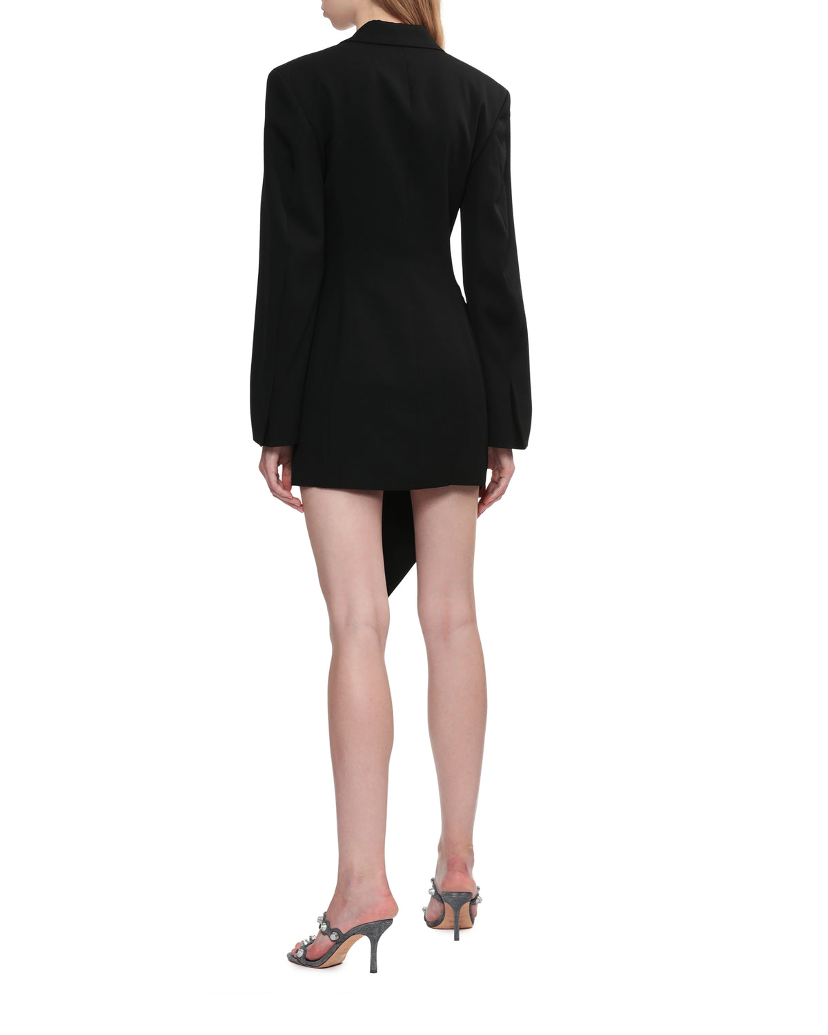 Asymmetric blazer mini dress