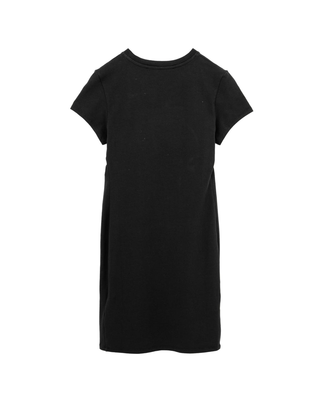 Logo fitted short sleeve mini dress