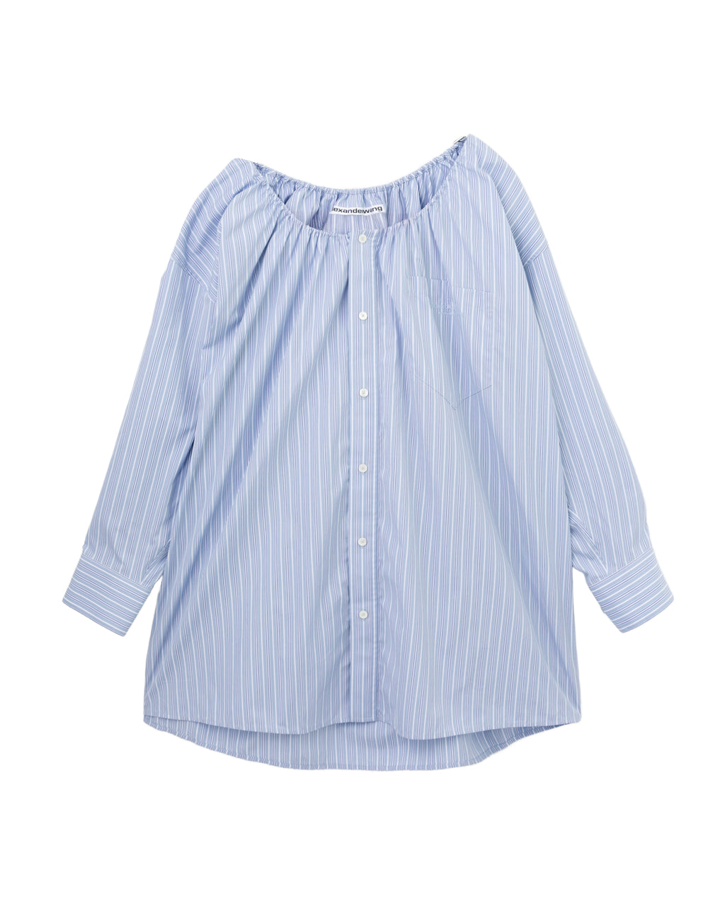 Striped shirt dress