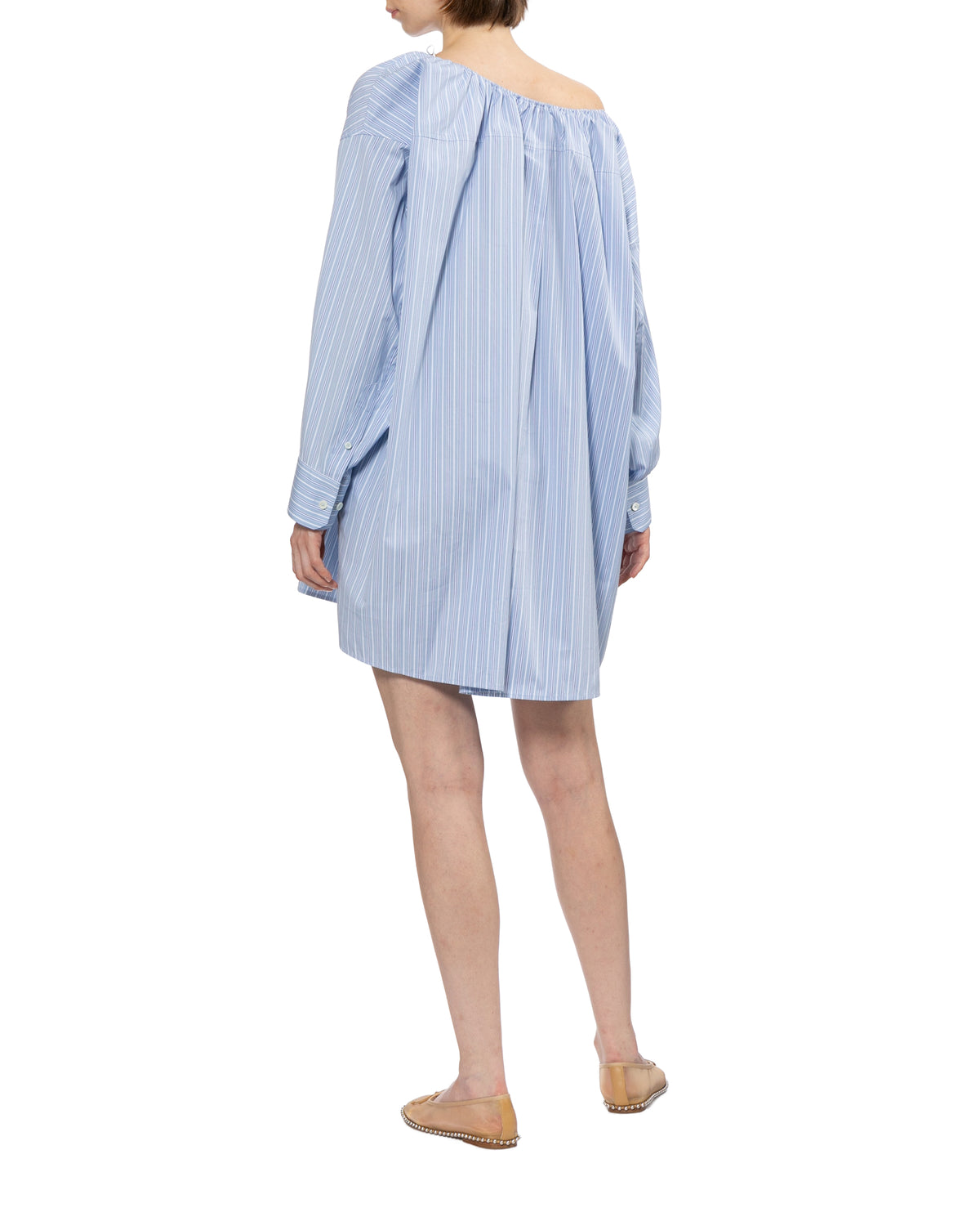Striped shirt dress