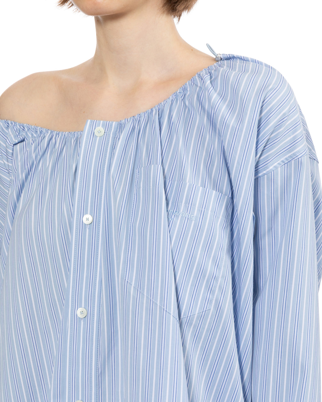 Striped shirt dress