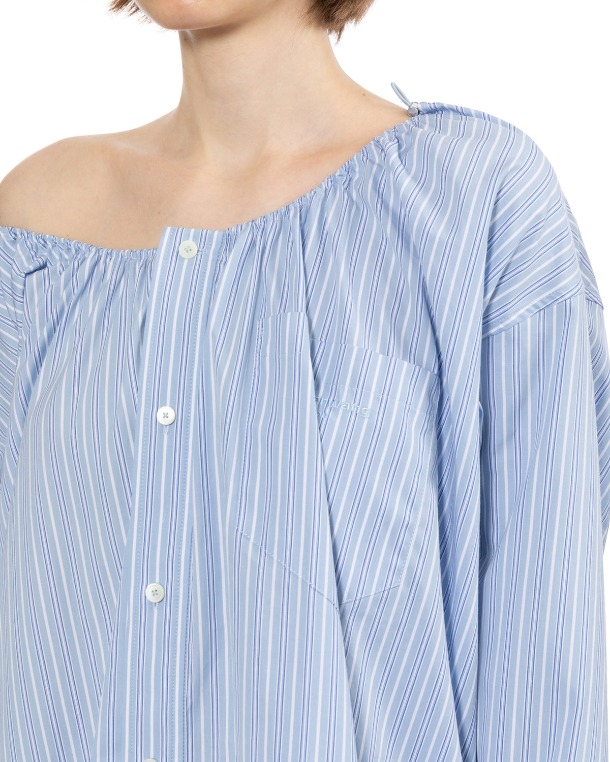 Striped shirt dress