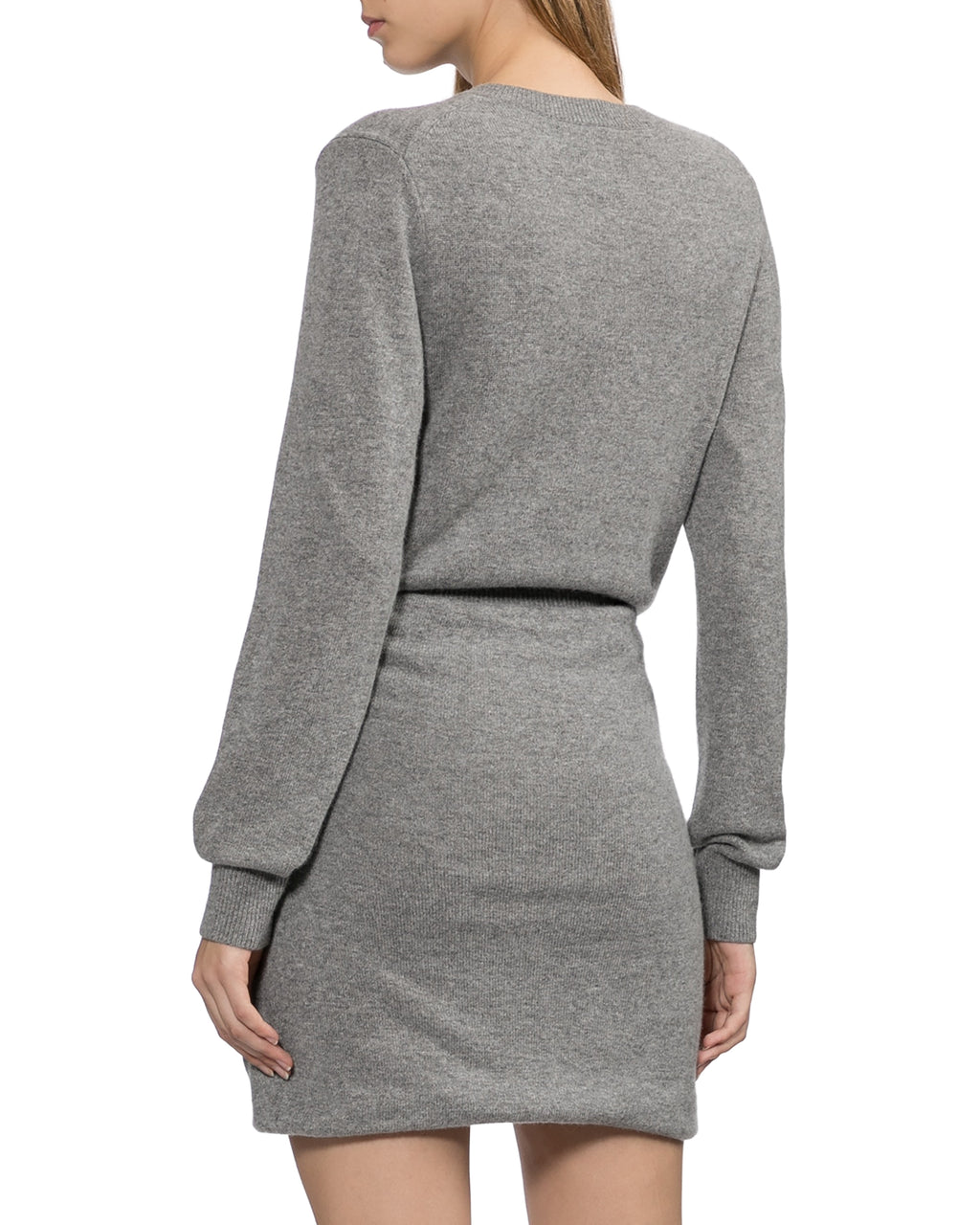 Pre-styled tied sleeve cardigan dress