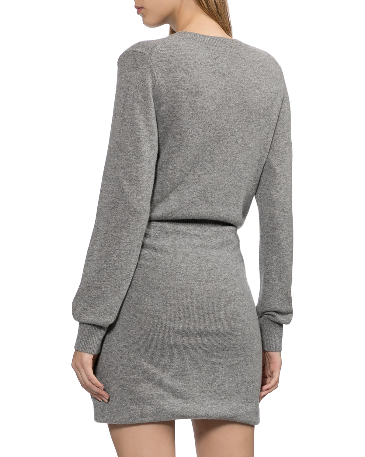 Pre-styled tied sleeve cardigan dress