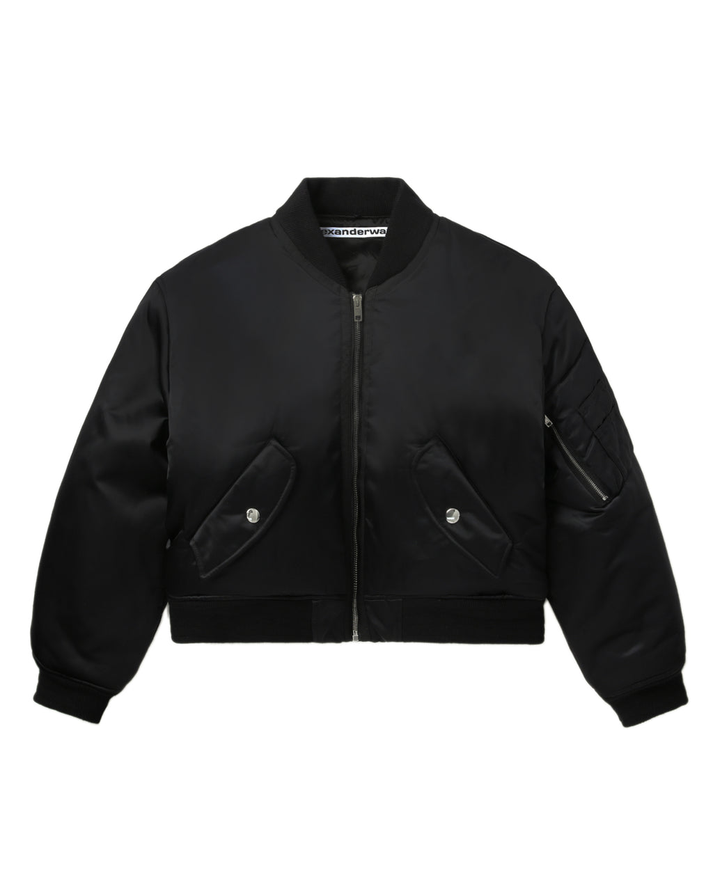 Cropped bomber jacket
