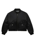 Cropped bomber jacket
