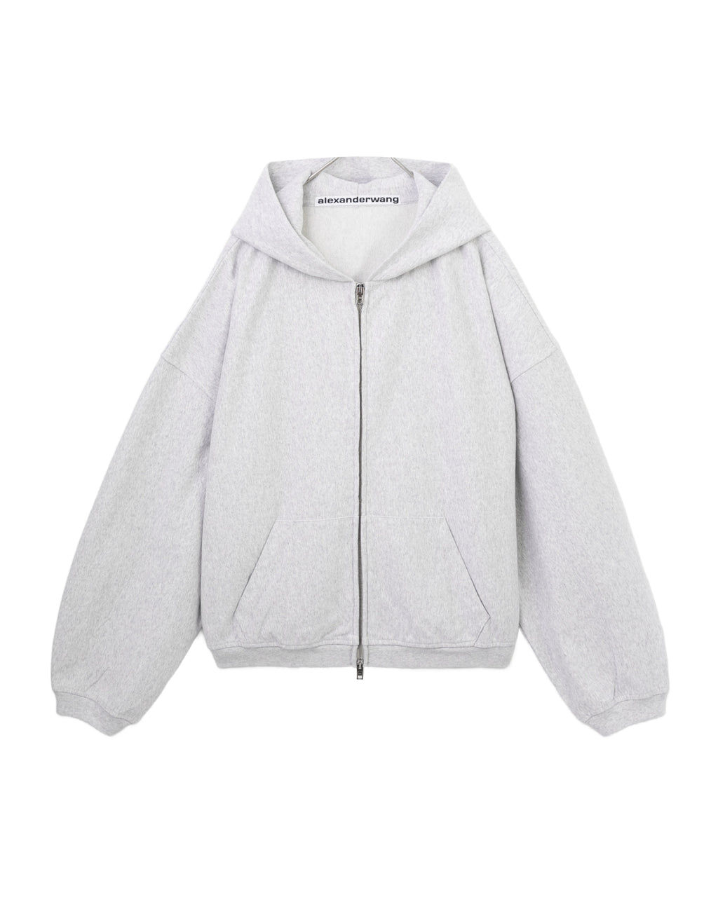 Crystal embellished zip-up hoodie