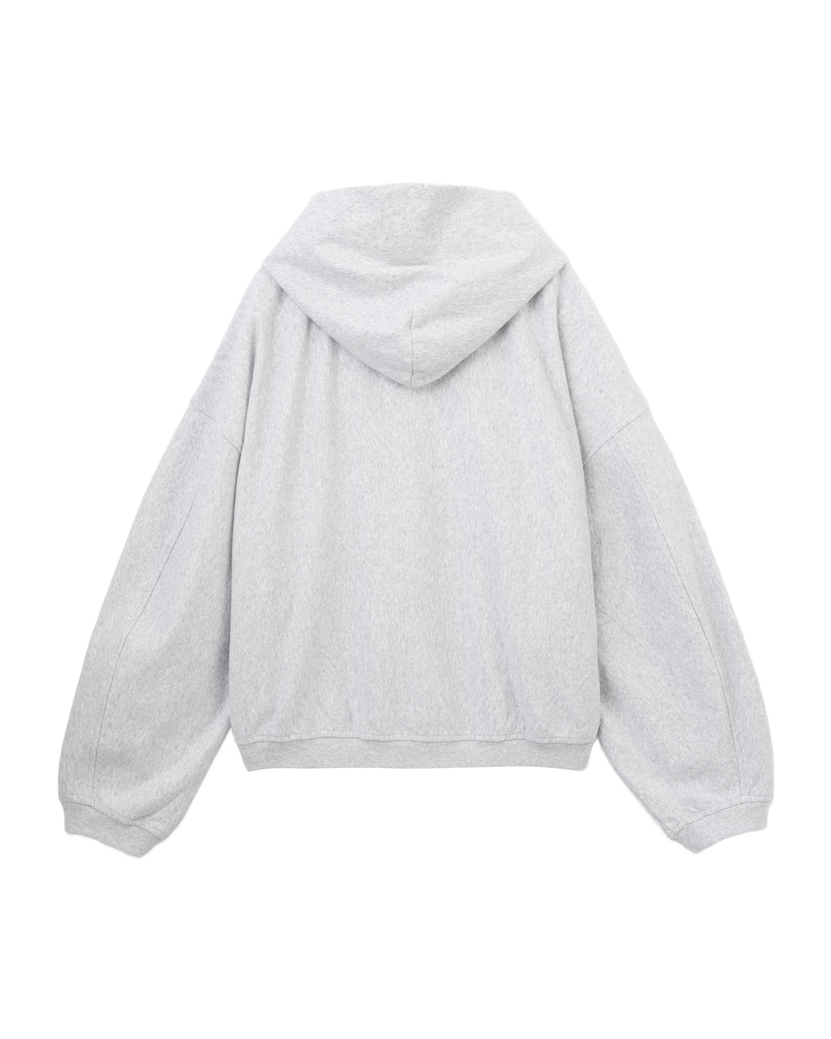 Crystal embellished zip-up hoodie