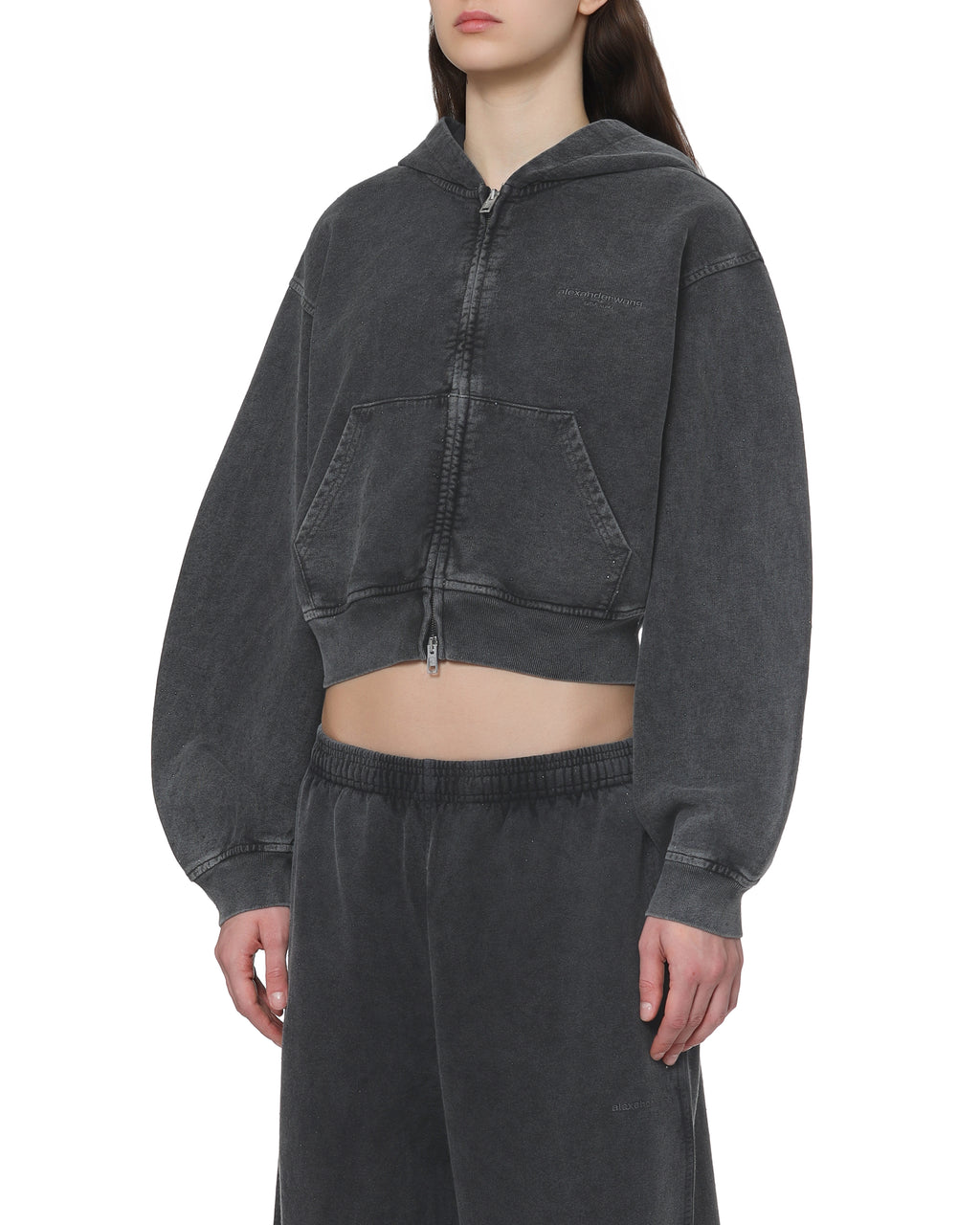 Cropped hoodie