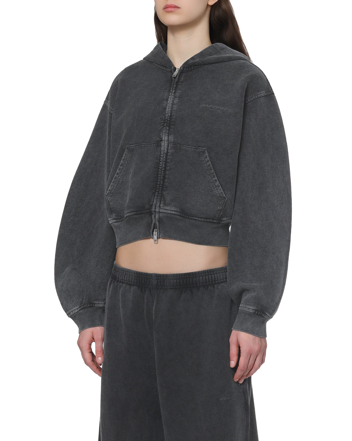 Cropped hoodie