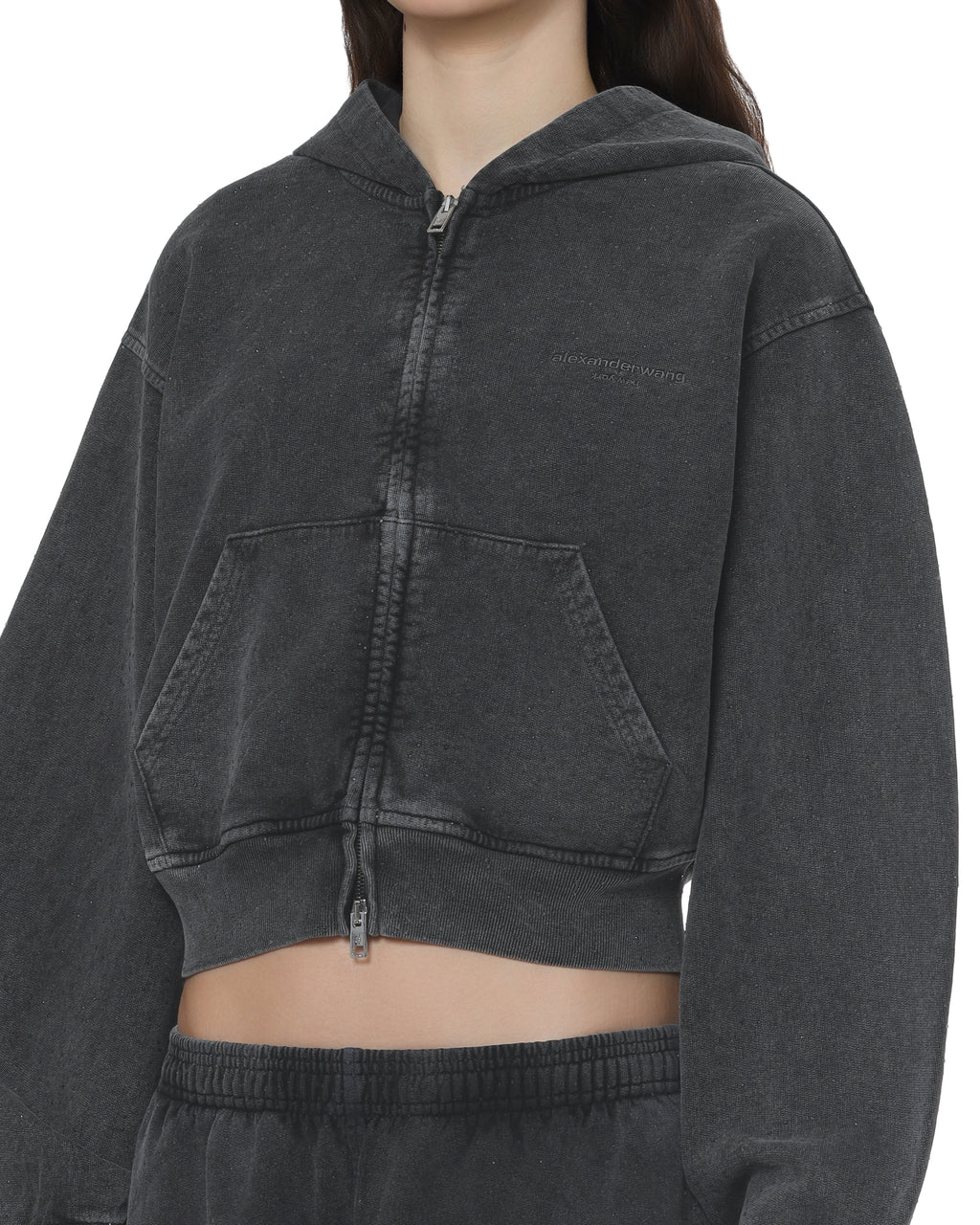 Cropped hoodie