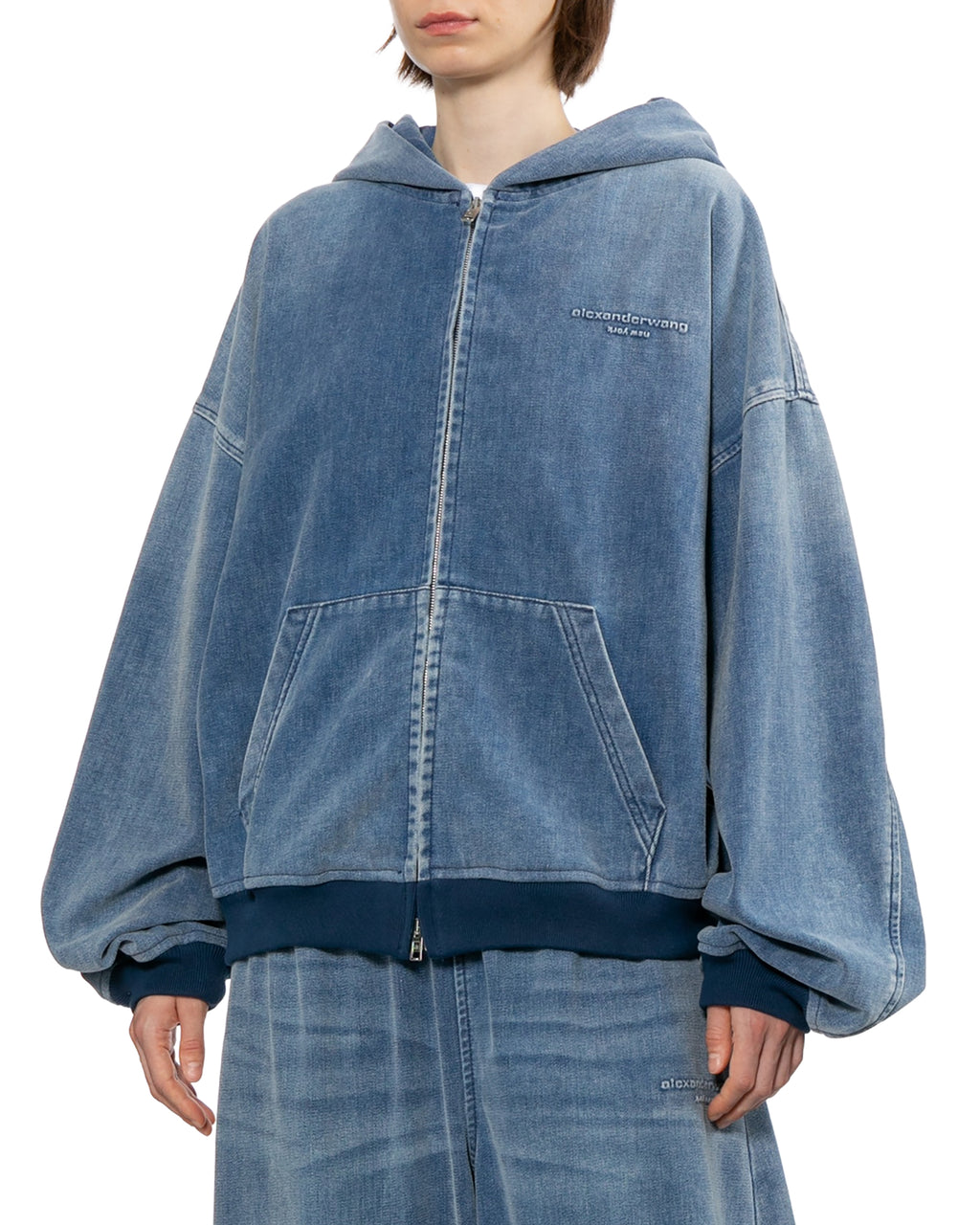 Denim hoodie