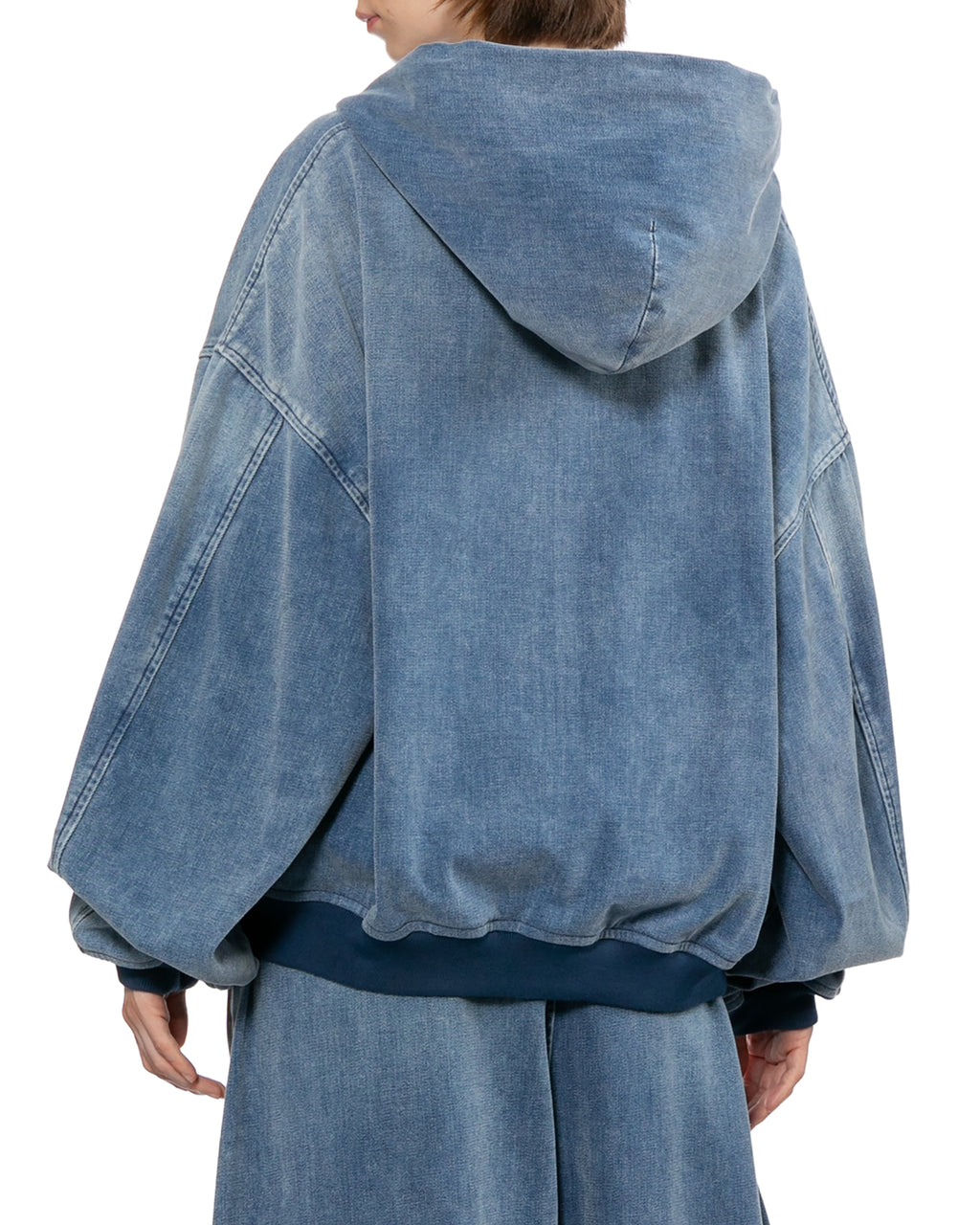Denim hoodie