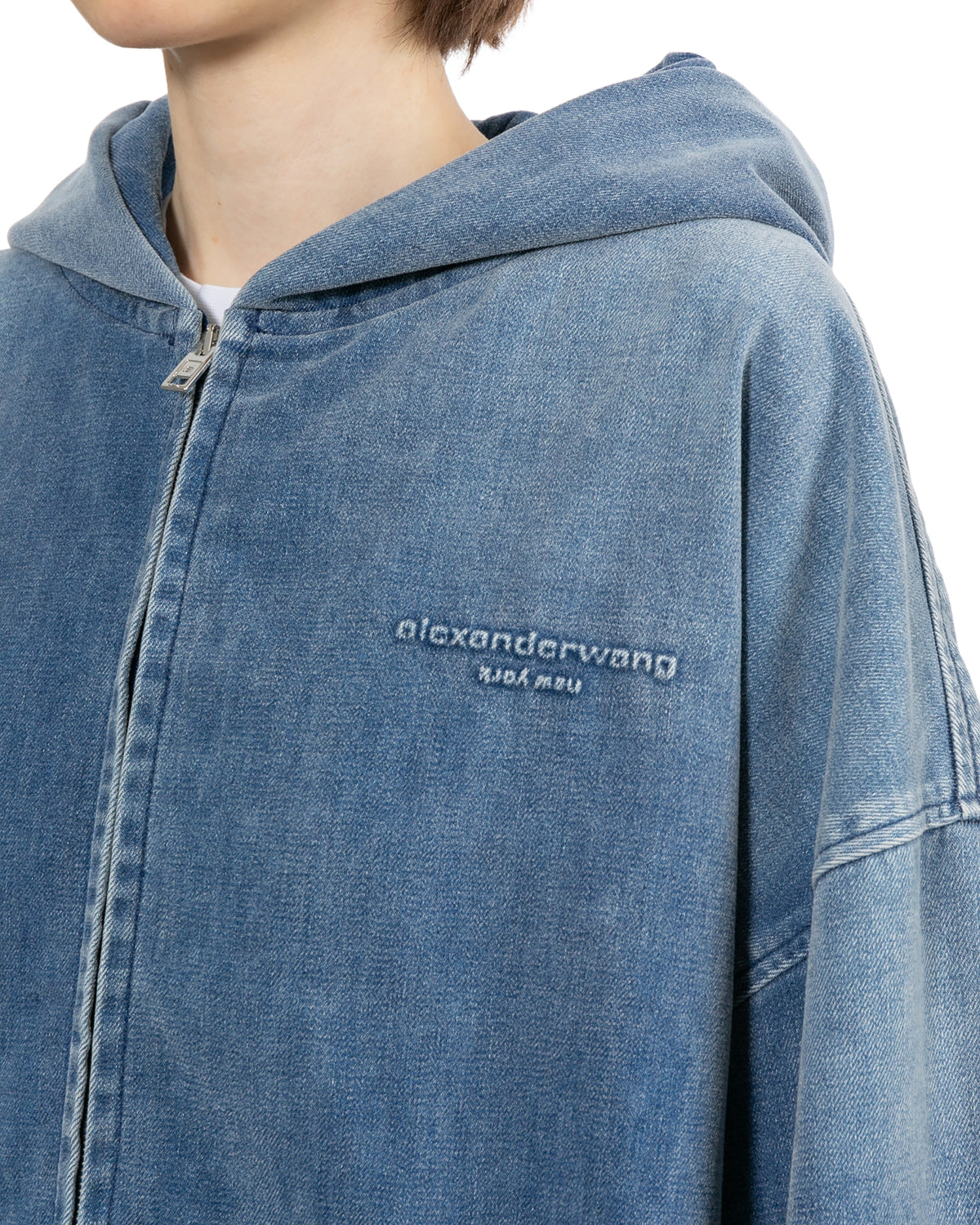 Denim hoodie