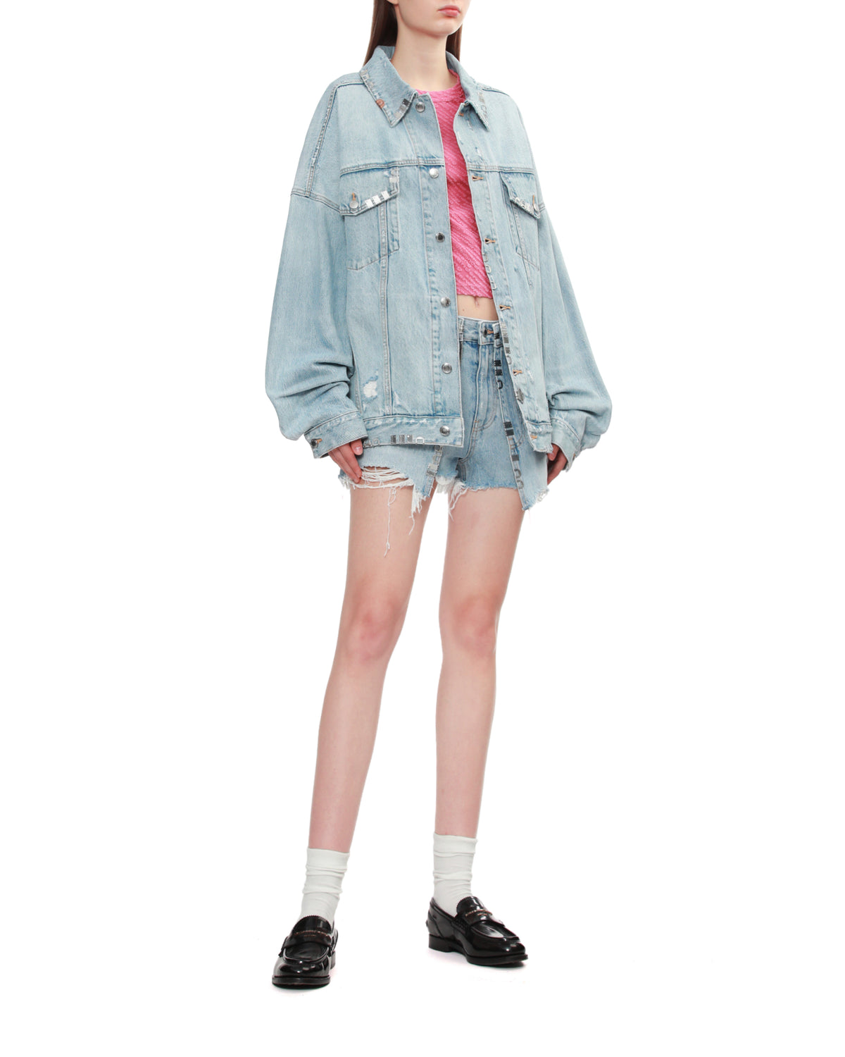 Oversized trucker jacket