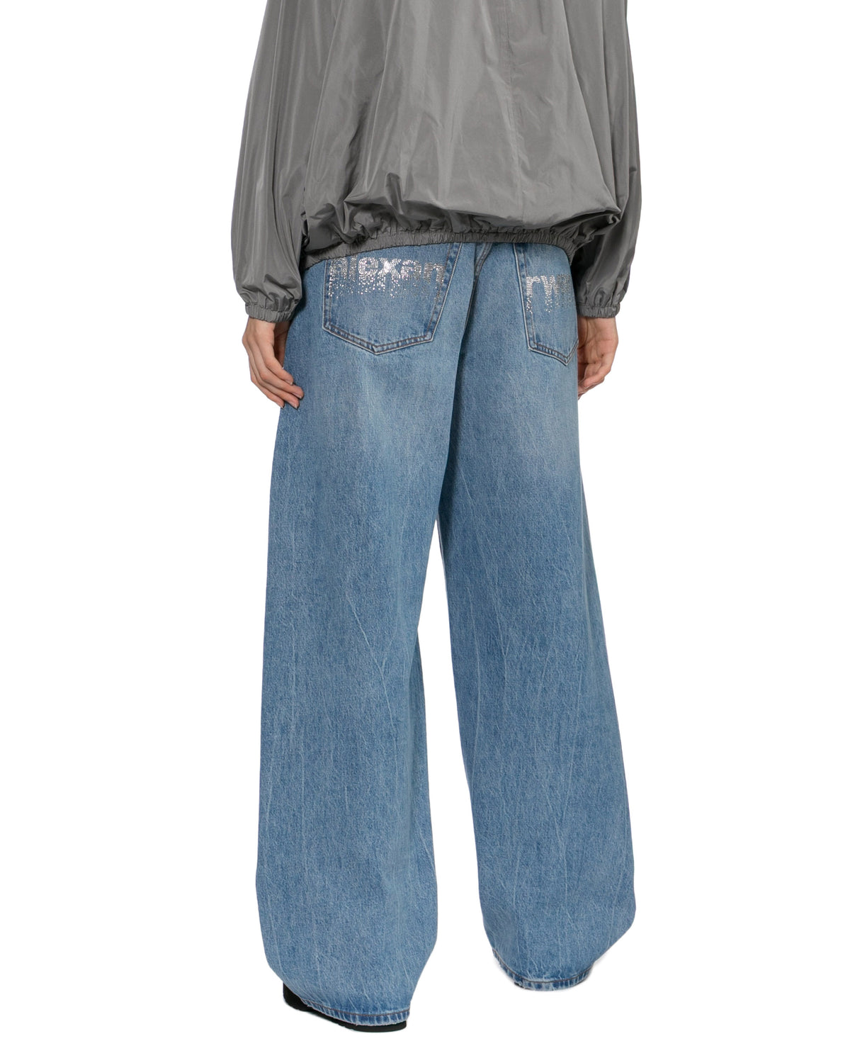 Crystal blow up jeans