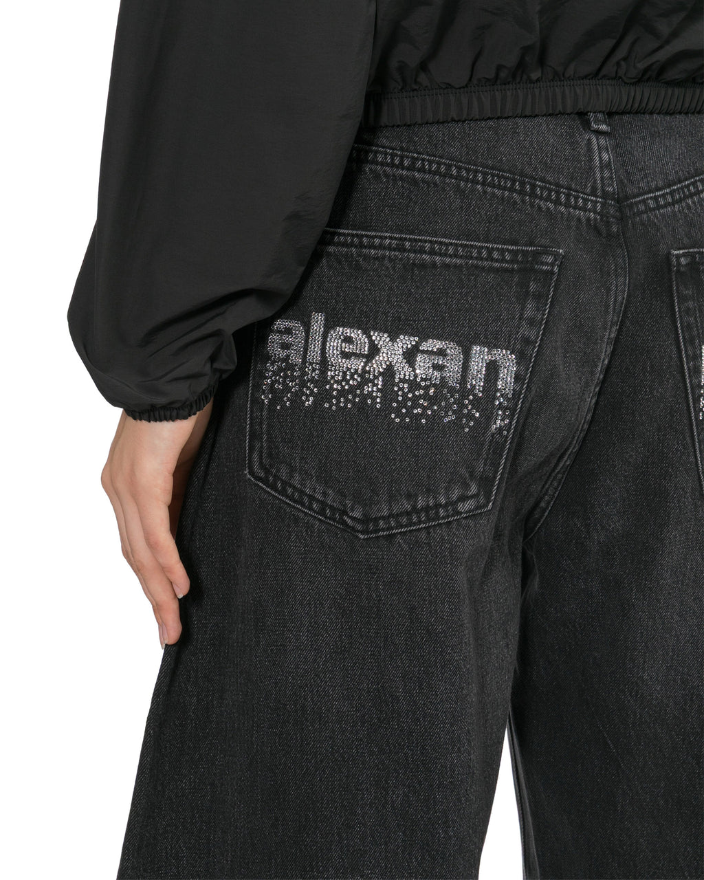 Crystal blow up jeans