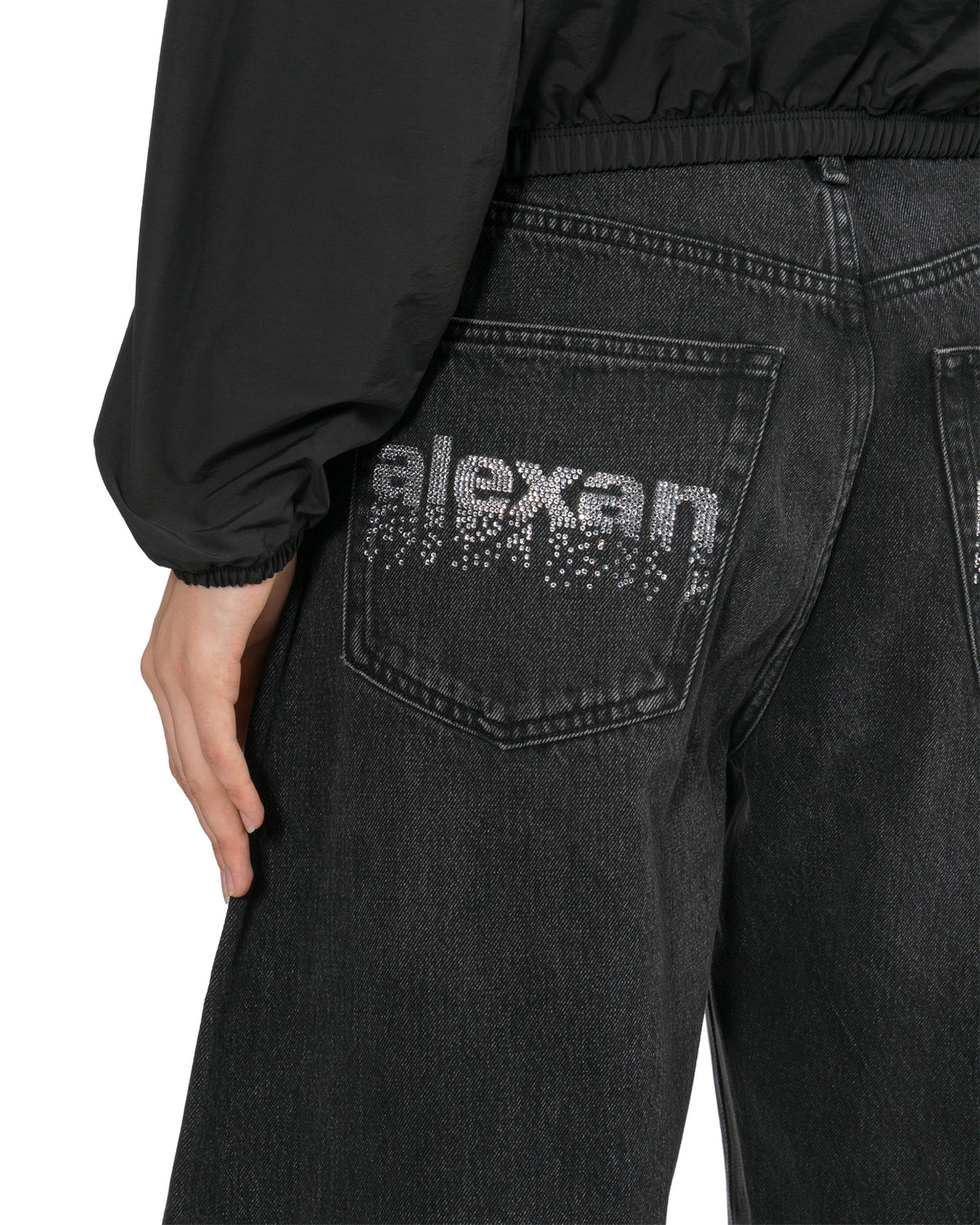 Crystal blow up jeans