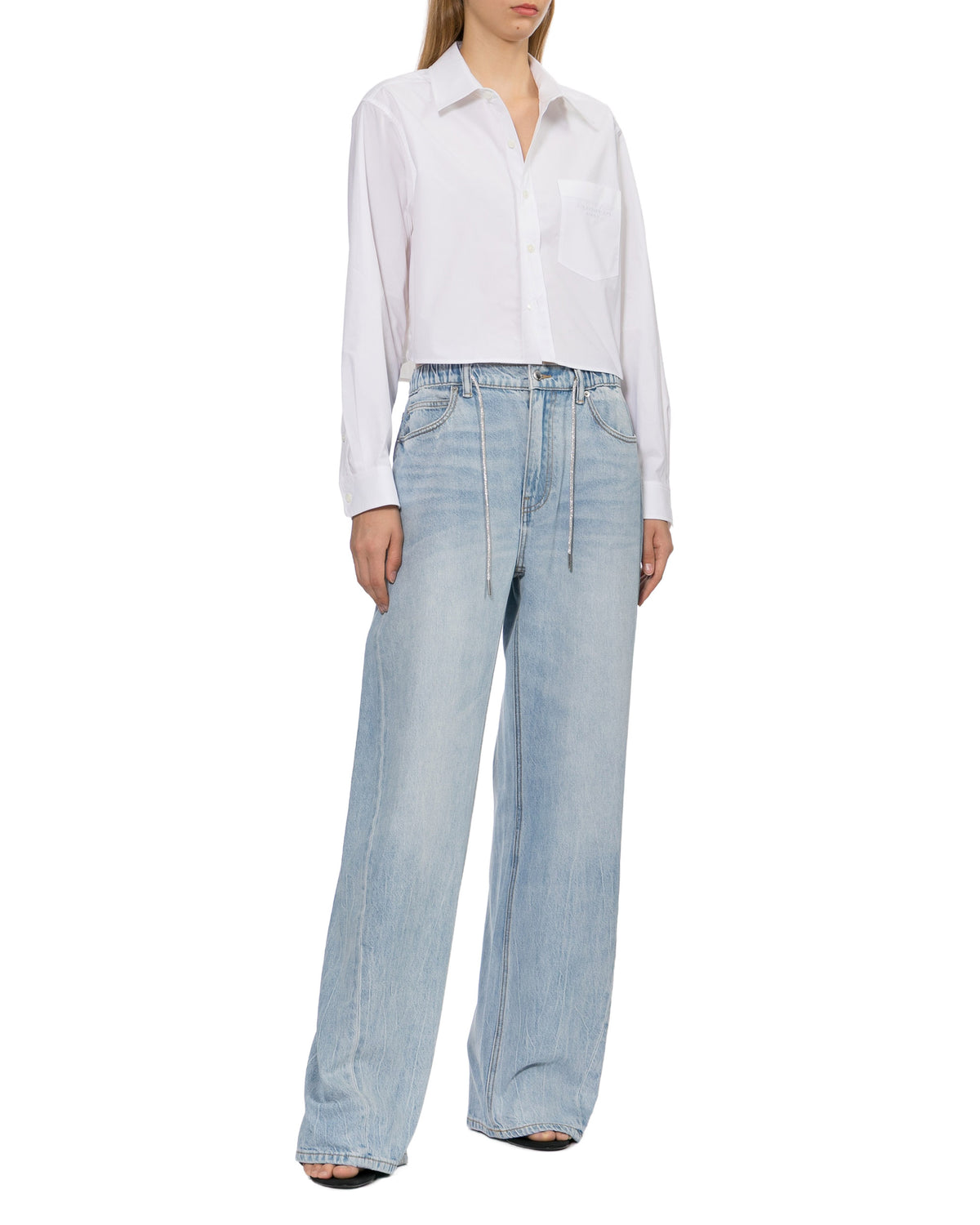 Drawstring jeans