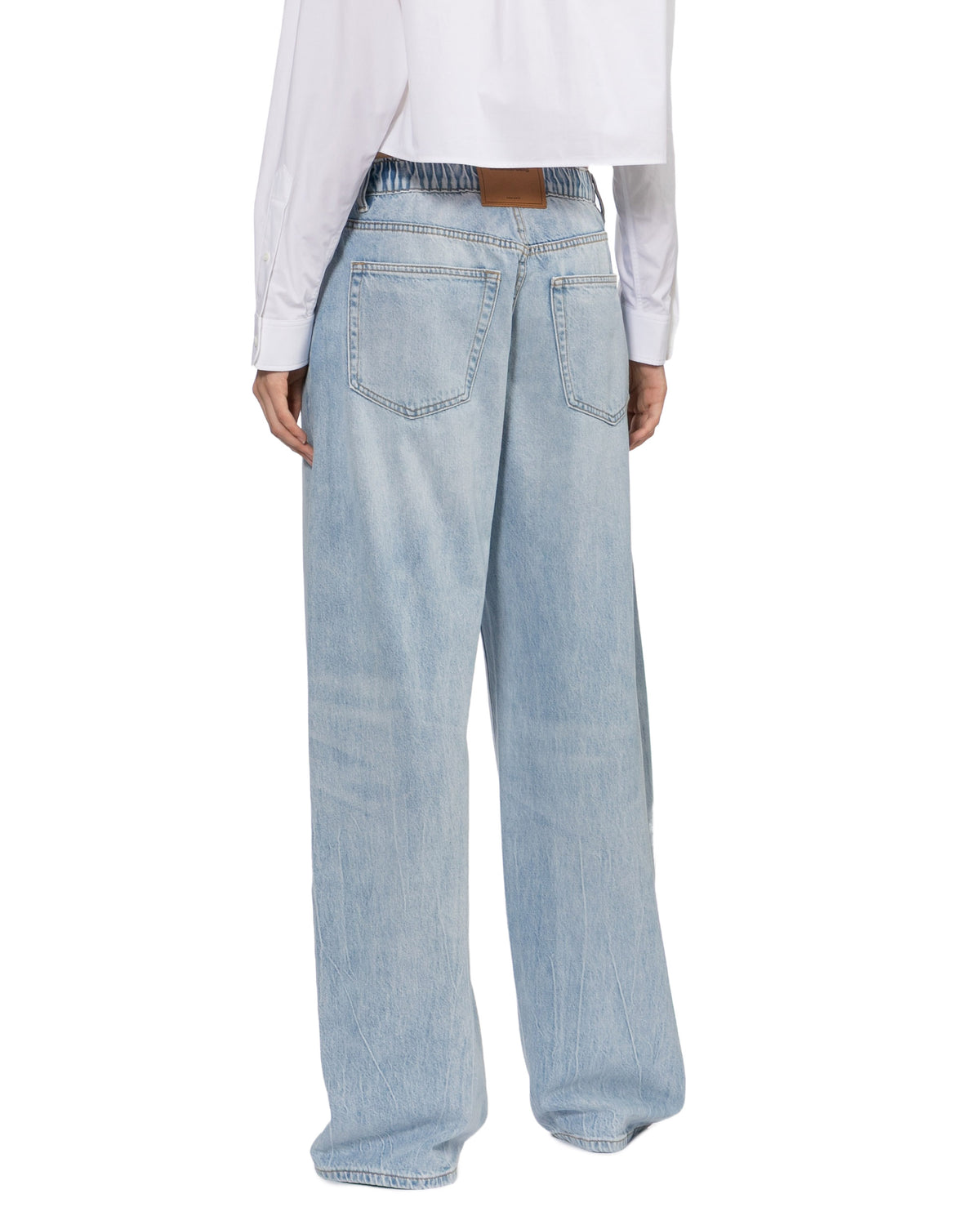 Drawstring jeans
