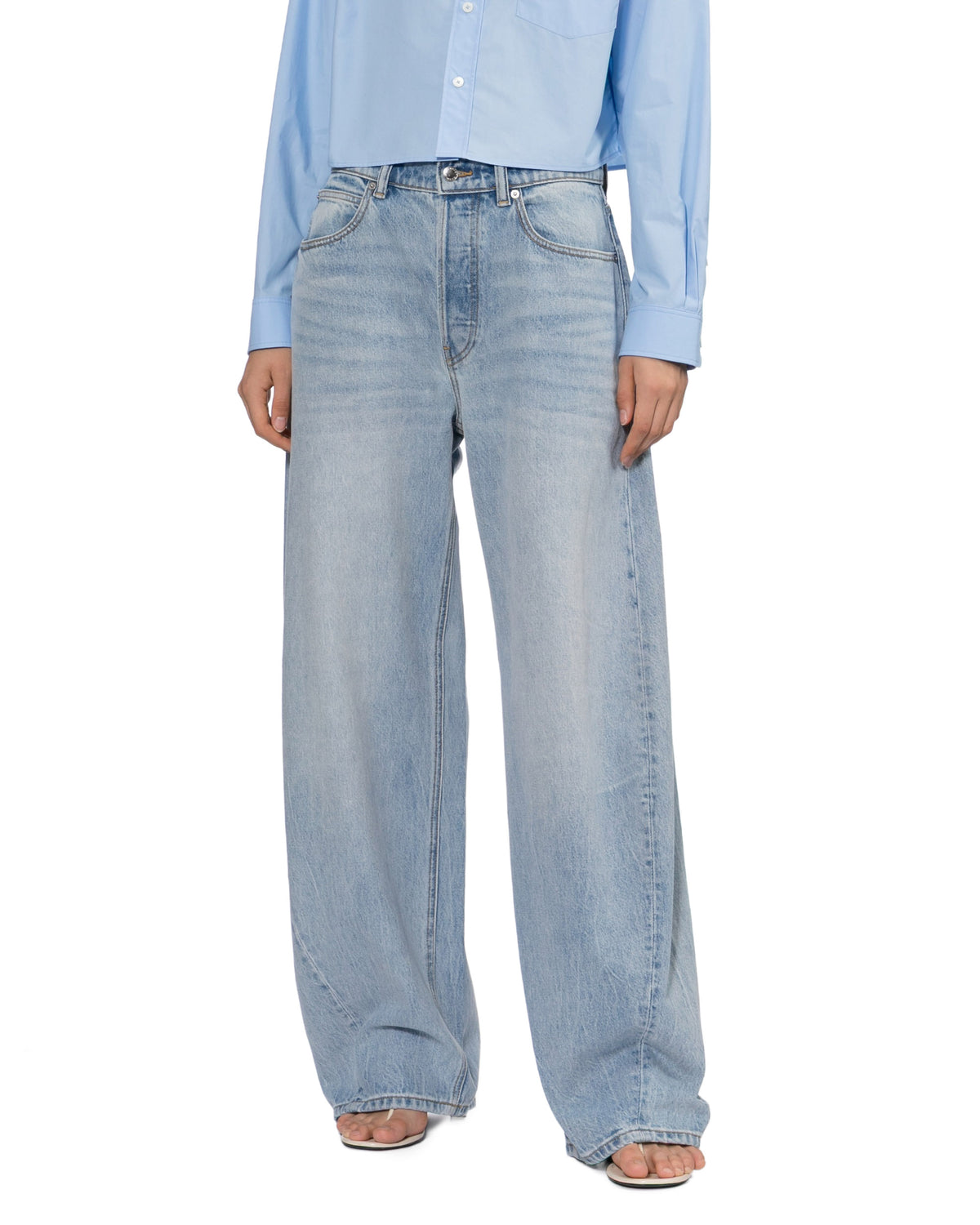 Crystal blow up jean